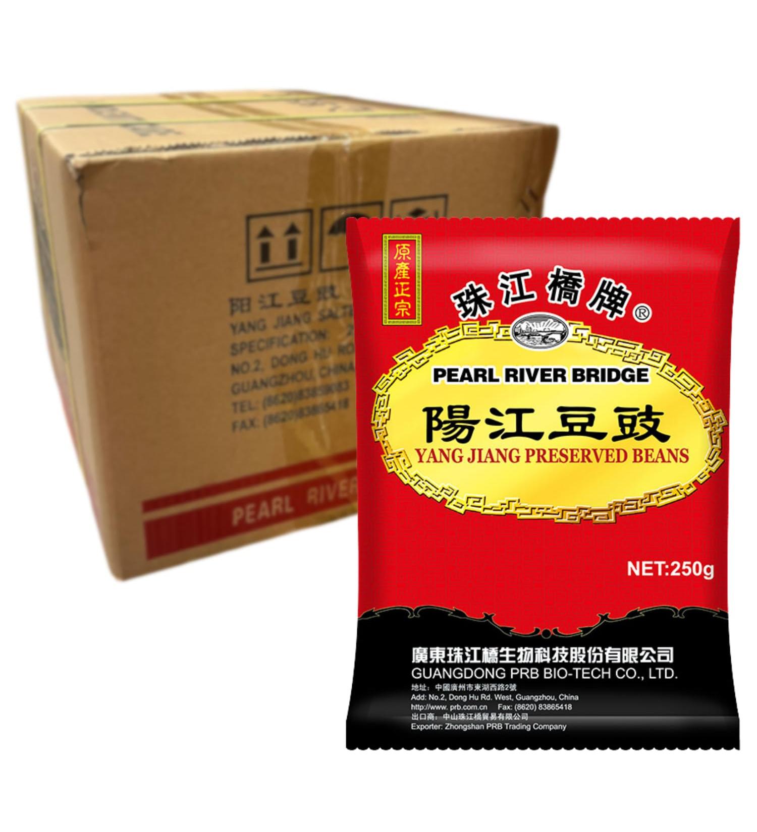 Buy Pearl River Bridge Fermented Black Soybeans Multipack (40 x 250g) - Premium Quality International Shipping - Buy Online on GoSupps.com