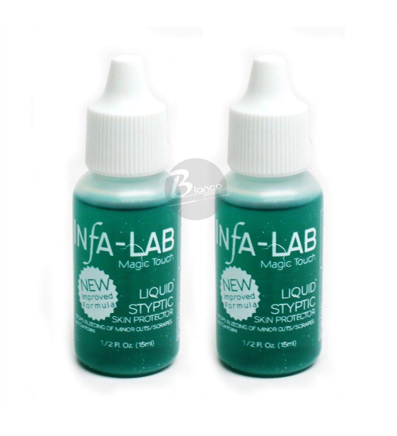 Infalab Magic Touch Liquid Styptic Skin Protector Stop Bleeding Cuts (2 pieces)