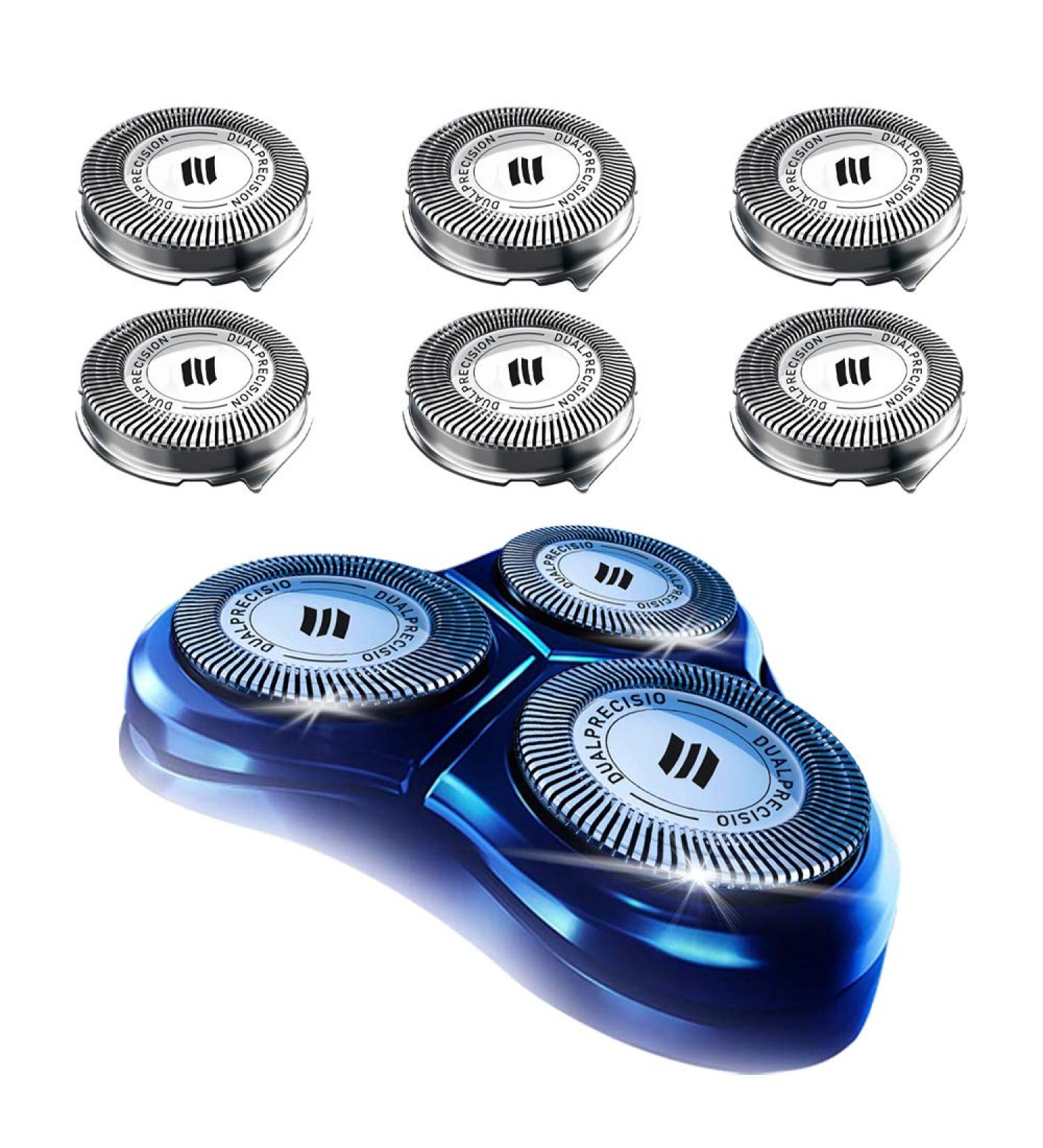 6-Pack HQ8 Replacement Heads for Philips Norelco Aquatec Shavers - Razor Blades for PT720 AT880 AT810 - HQ8 Blades - 6 Count - Buy Online on GoSupps.com