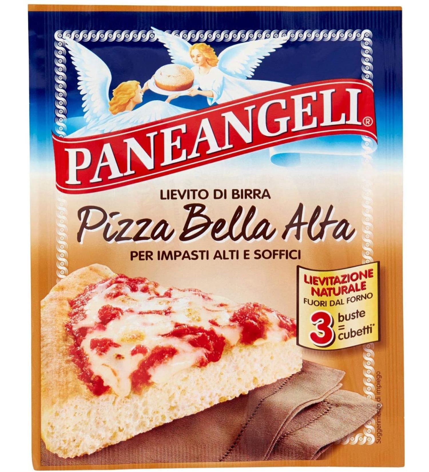 6x Paneangeli Pizza Natural Yeast Thick Pizza Base Mix 27g (3x9g)