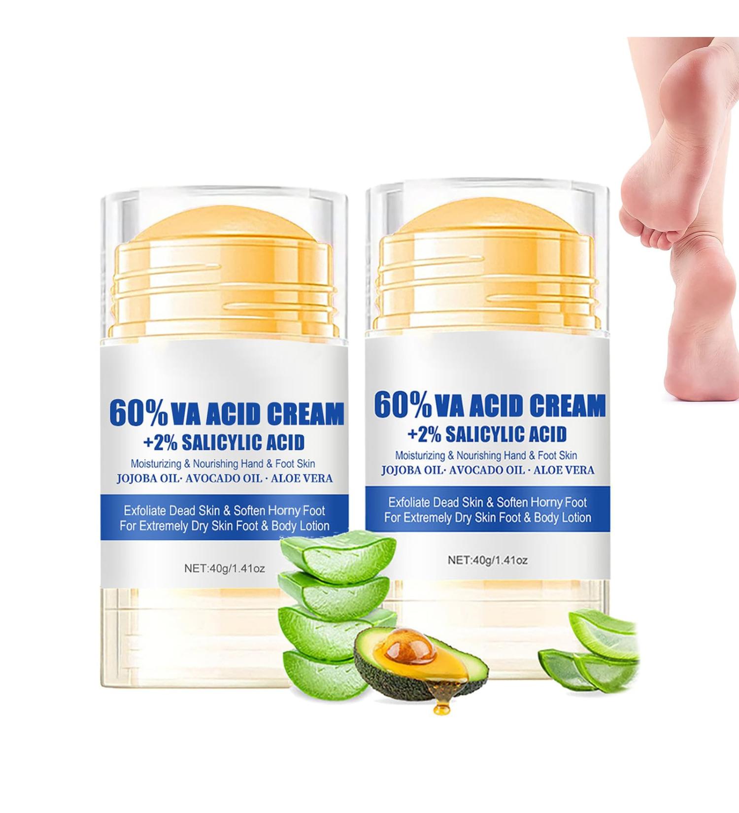 2 x moisturizing and anticracking foot cream 40 g longlasting moisturizing cream provides your feet with moisture makes them supple cares for dry and cracked skin with aloe verer - Buy Online on GoSupps.com