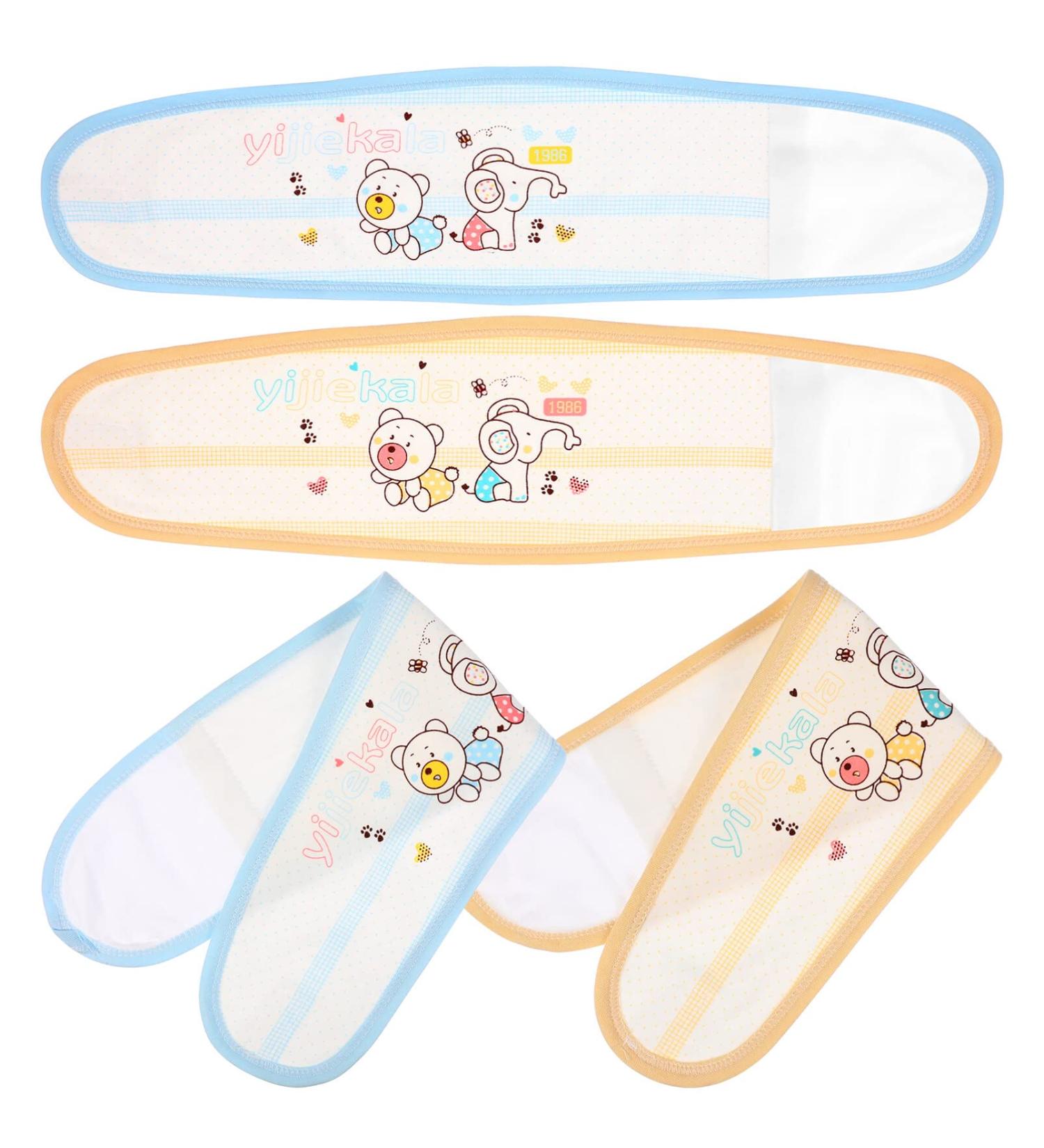 COHEALI Baby Belly Band 4 Pcs - Infant Umbilical Cord Cotton Navel Support Belts - Buy Online on GoSupps.com