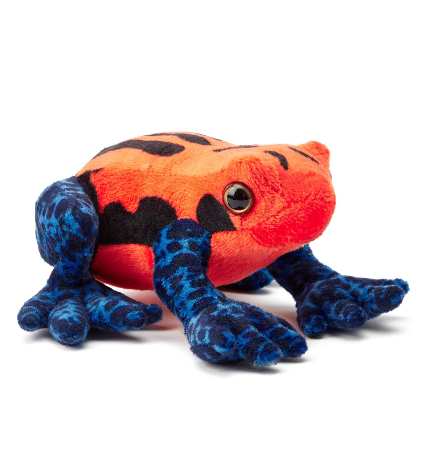 Zappi Co 100% Recycled Plush Poison Dart Frog Toy (15cm) - Eco-Friendly Stuffed Animal for Newborns - Buy Online on GoSupps.com