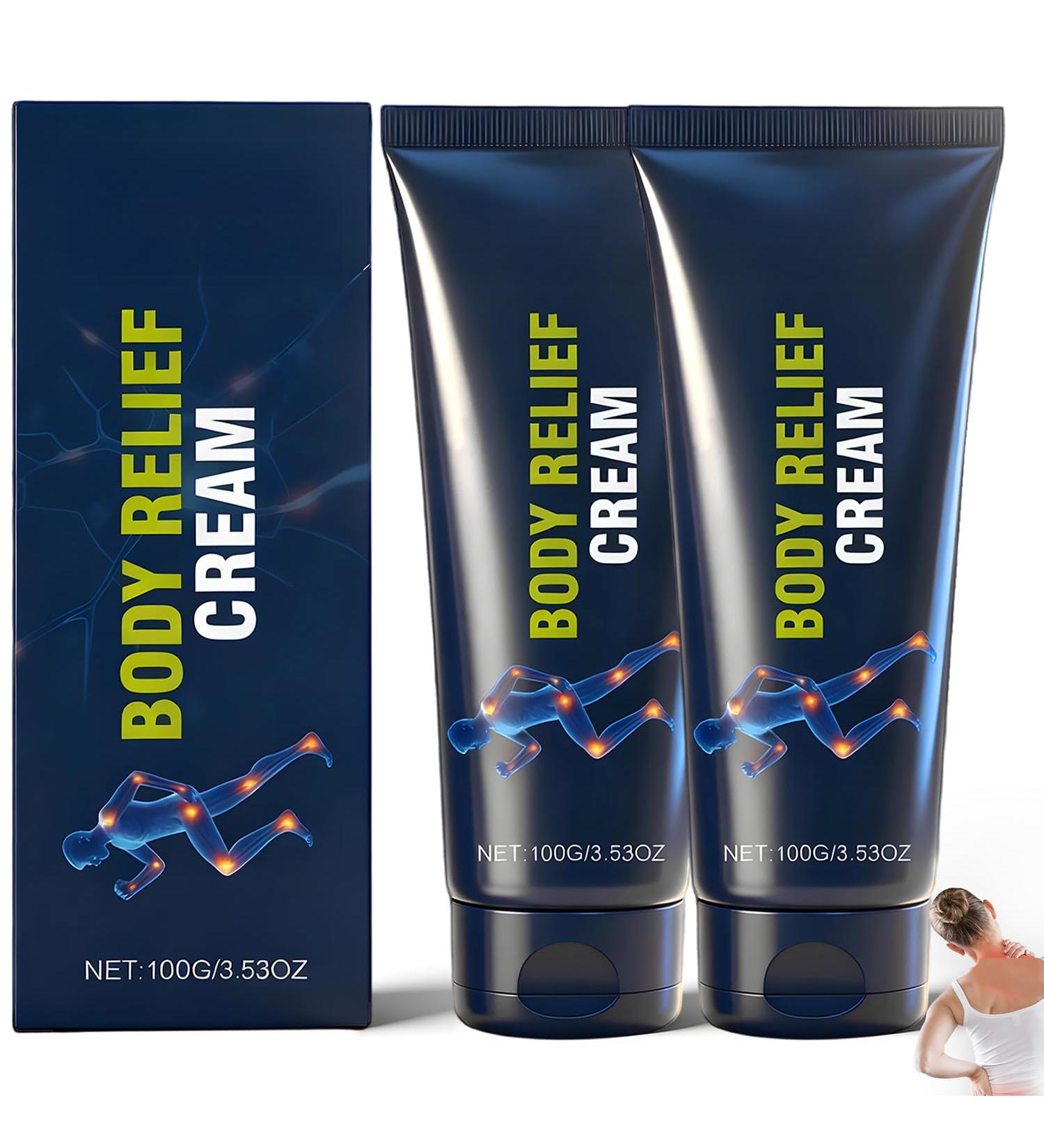 Capsacare Relief Cream Muscle & Joint Comfort Suitable for feet Hands Legs Muscles Joints and Waist Mild & All Natural (2PCS) - Buy Online on GoSupps.com
