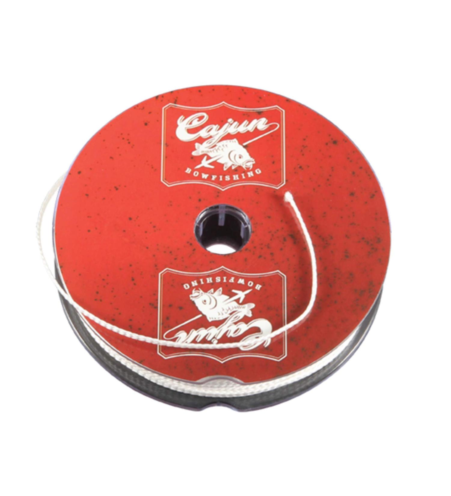 Cajun Bowfishing 25-Yard Spool of Premium Bowfishing Line with Superior Resistance to Wear or Breakage up to 250 lbs, White