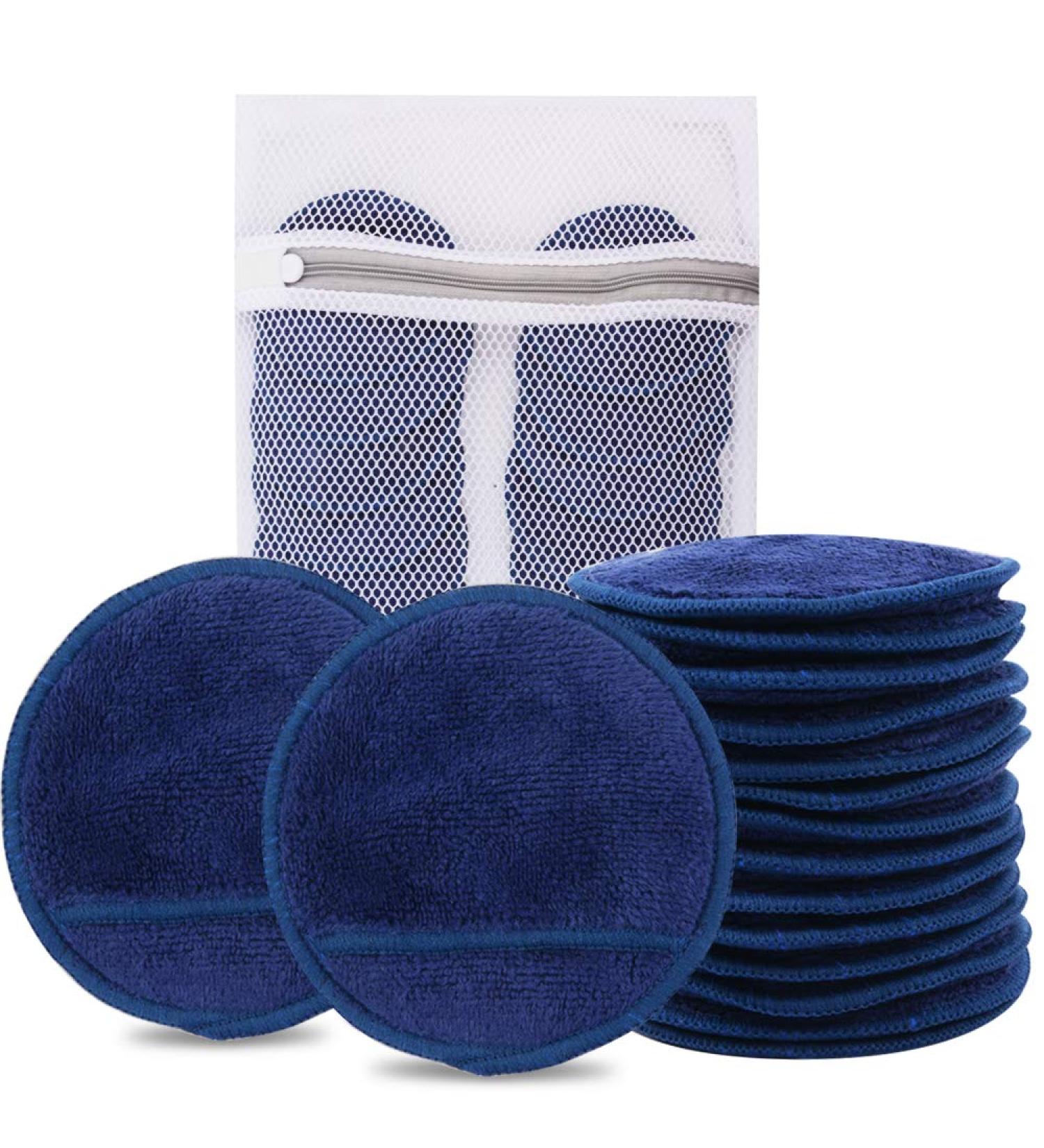 Kinhwa Slimming Pads - 14 Washable & Reusable Microfiber Makeup Remover Towels | Soft Sustainable Facial Cleaning Cloths - Buy Online on GoSupps.com