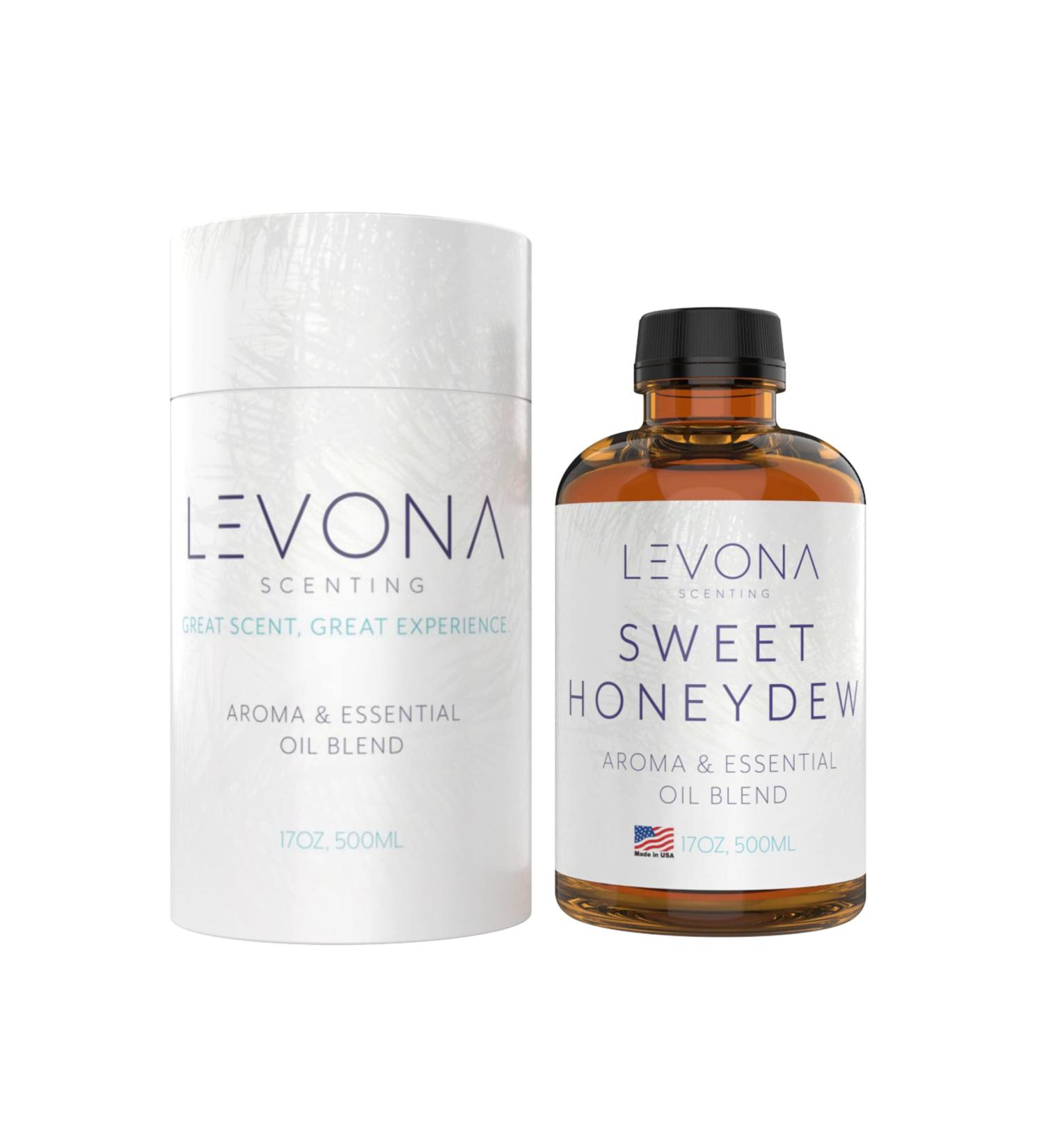 Levona Scent Essential Oil - Fresh Luxury Fragrance for Home Office Spa | Nectarine Rose White Musk | 500ml Diffuser Oil - Buy Online on GoSupps.com