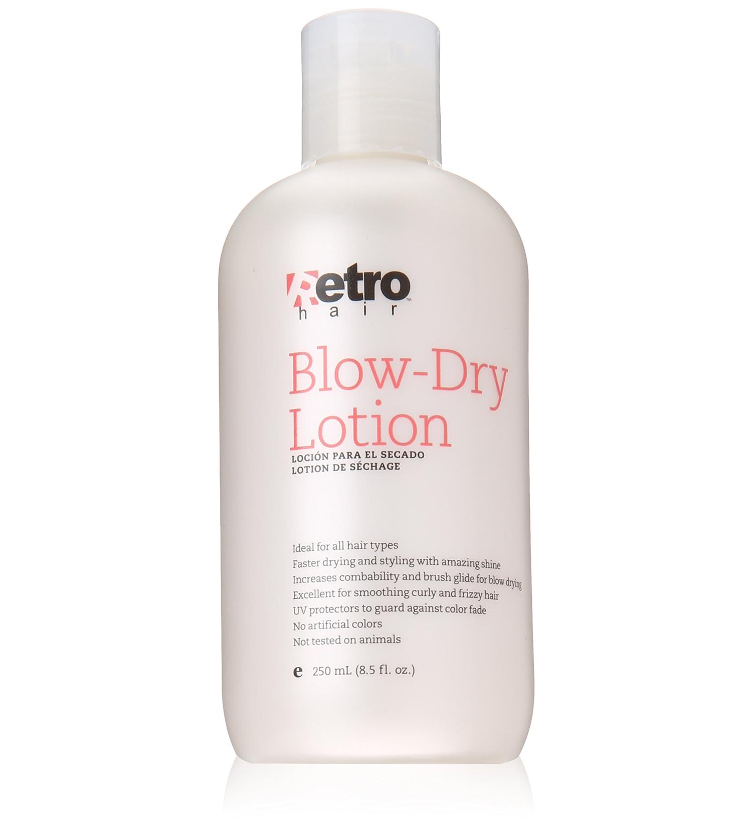 Buy Retro Hair Blow Dry Lotion 8.5 oz | Best International Shipping | Salon Quality Hair Care - Buy Online on GoSupps.com