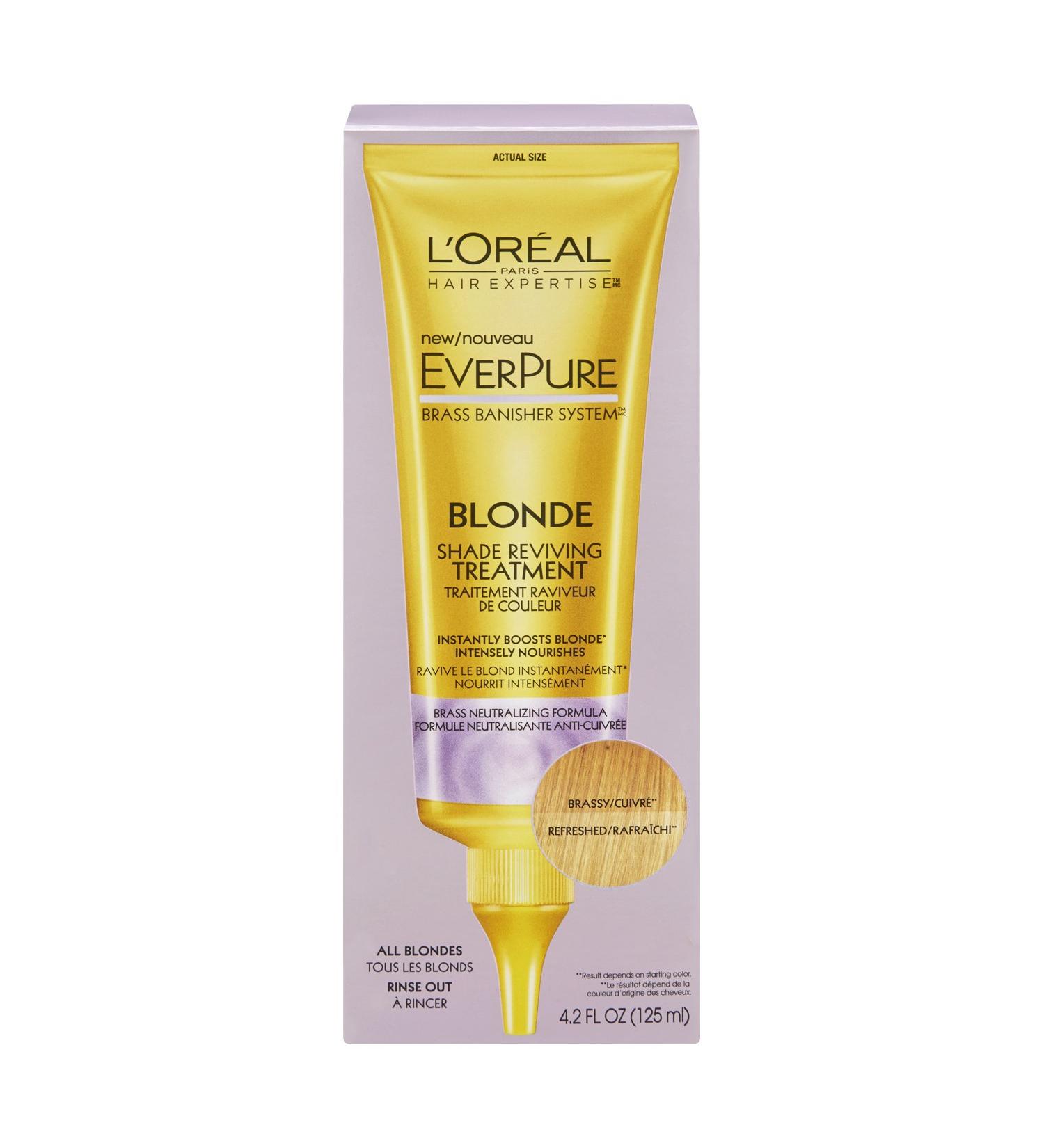 L Or al Paris Everpure Reviving Treatment - Blonde Hair Care 4.2 oz | Best International Shipping - Buy Online on GoSupps.com