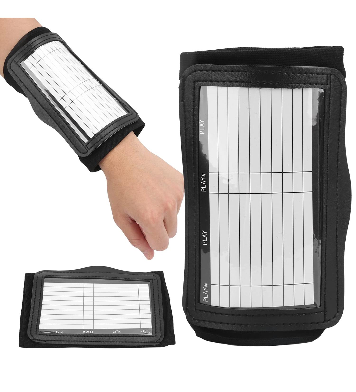 Training Assistant Football Wristband | Transparent Coach Cover for American Soccer & Quarterback - Teach & Train Effectively - Buy Online on GoSupps.com