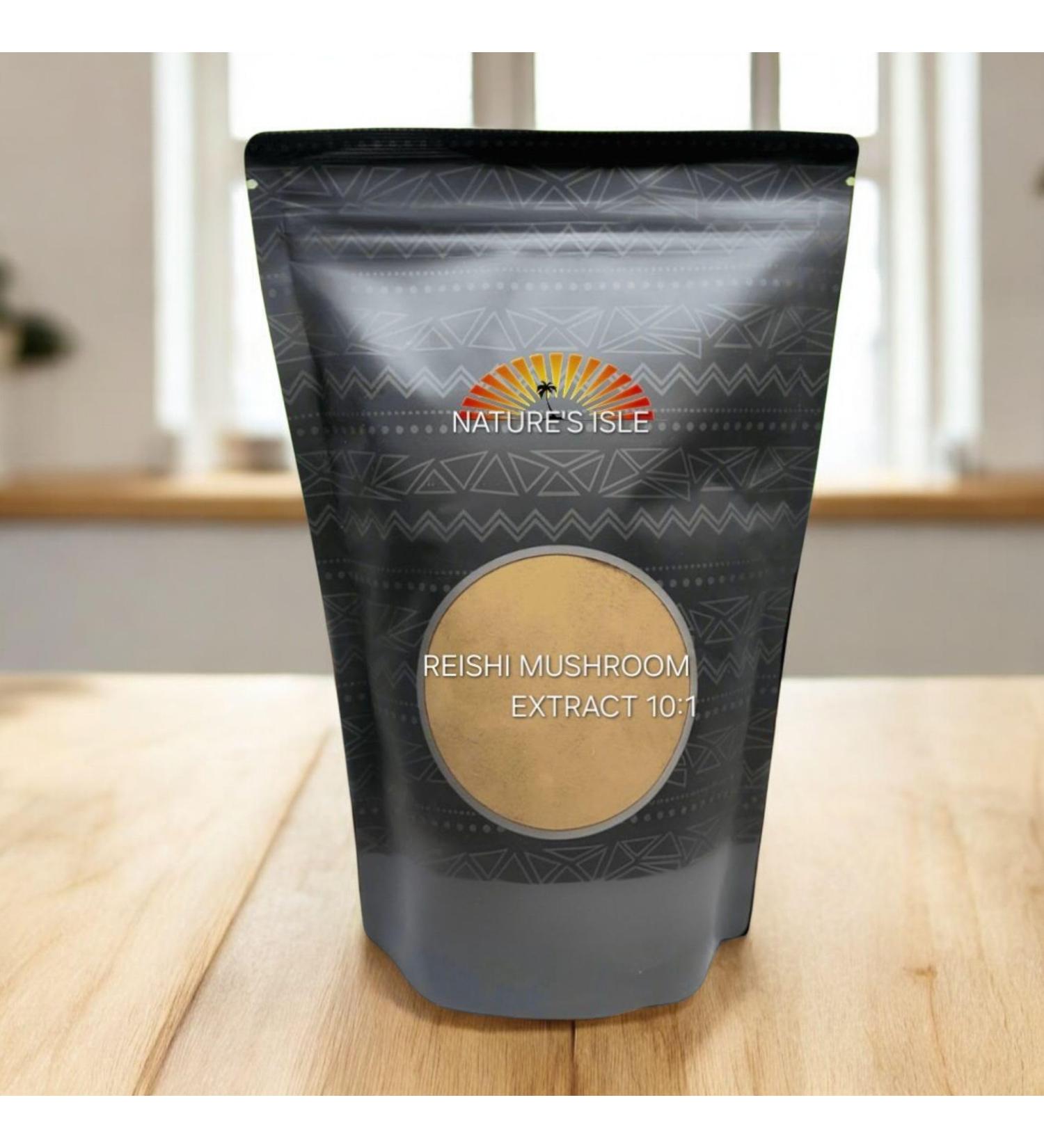 Reishi Mushroom Extract 10:1 Powder 1 LB or 16 OZ 35% Polysaccharides Ganoderma lucidum