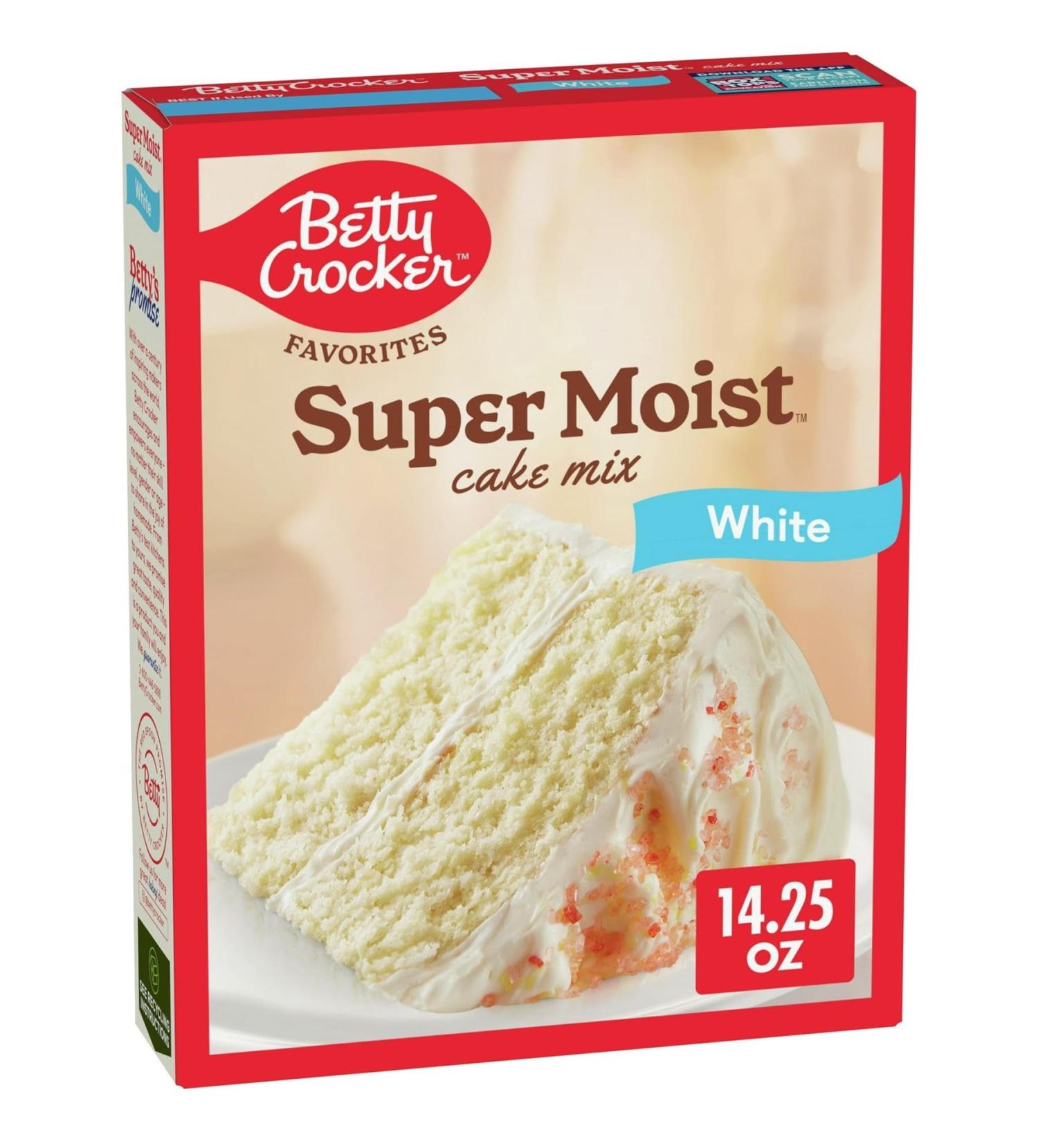 Betty Crocker Super Moist White Cake Mix 404g (14.25oz)