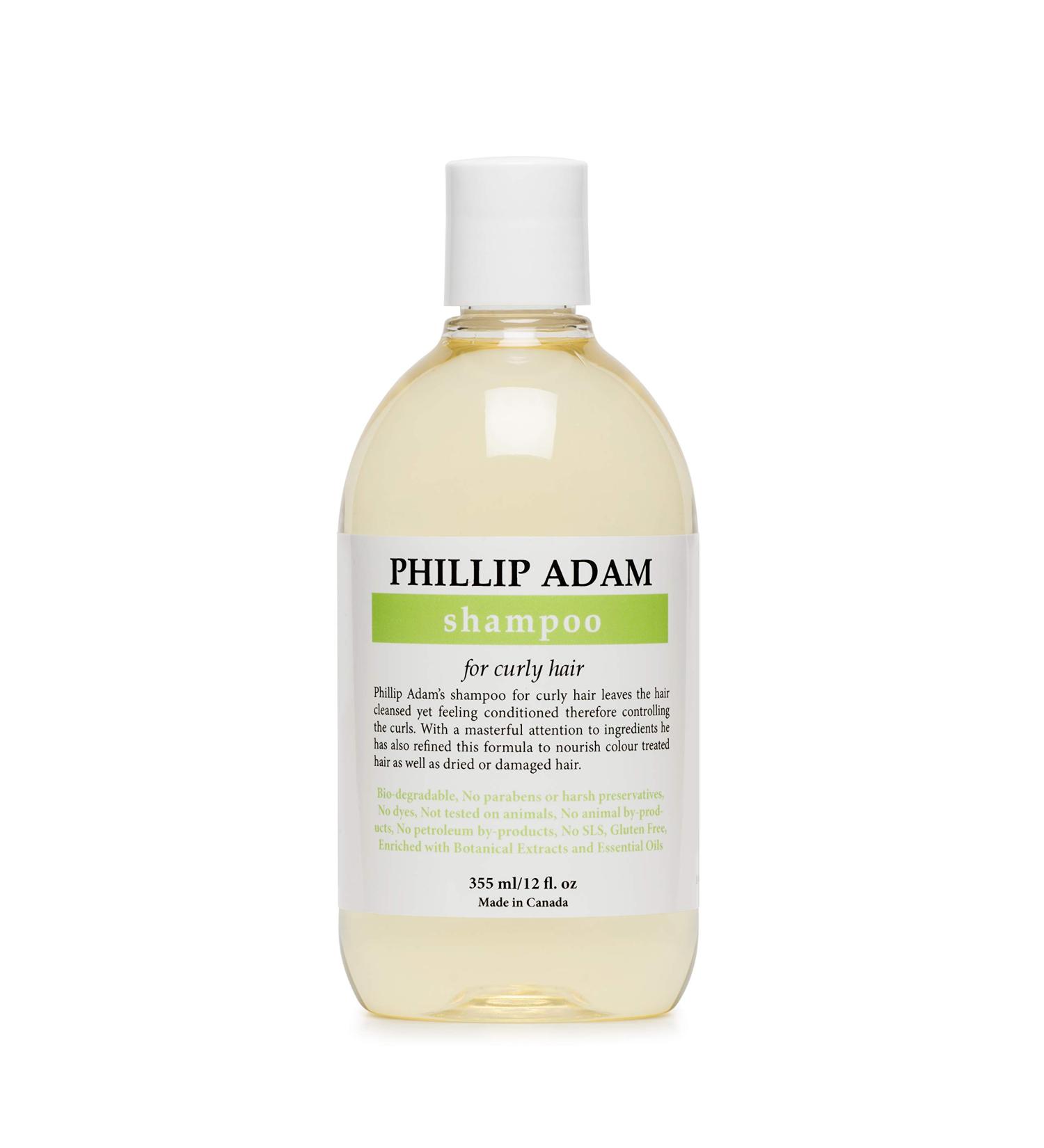 Phillip Adam Curly Hair Shampoo - Hydrating & Nourishing for Curly Dry Damaged Hair - Sulfate & Paraben Free - 12 Fl Oz - International Shipping Available - Buy Online on GoSupps.com
