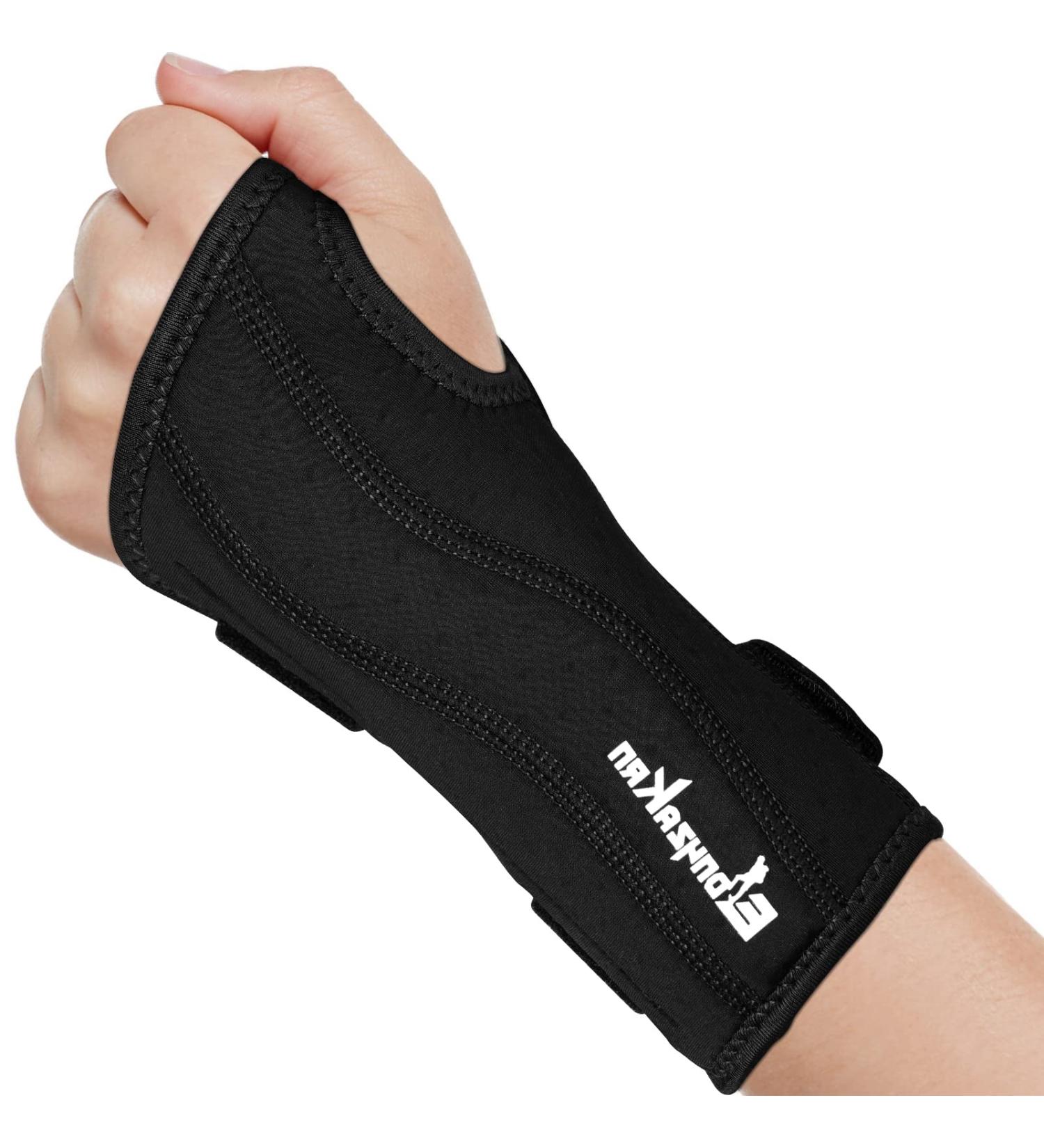 EDNYZAKRN Wrist Brace for Carpal Tunnel Syndrome - Day and Night Support for Arthritis, Tendonitis, Sprains - Metal Wrist Stabilizer for Men and Women - Left Small - Buy Online on GoSupps.com