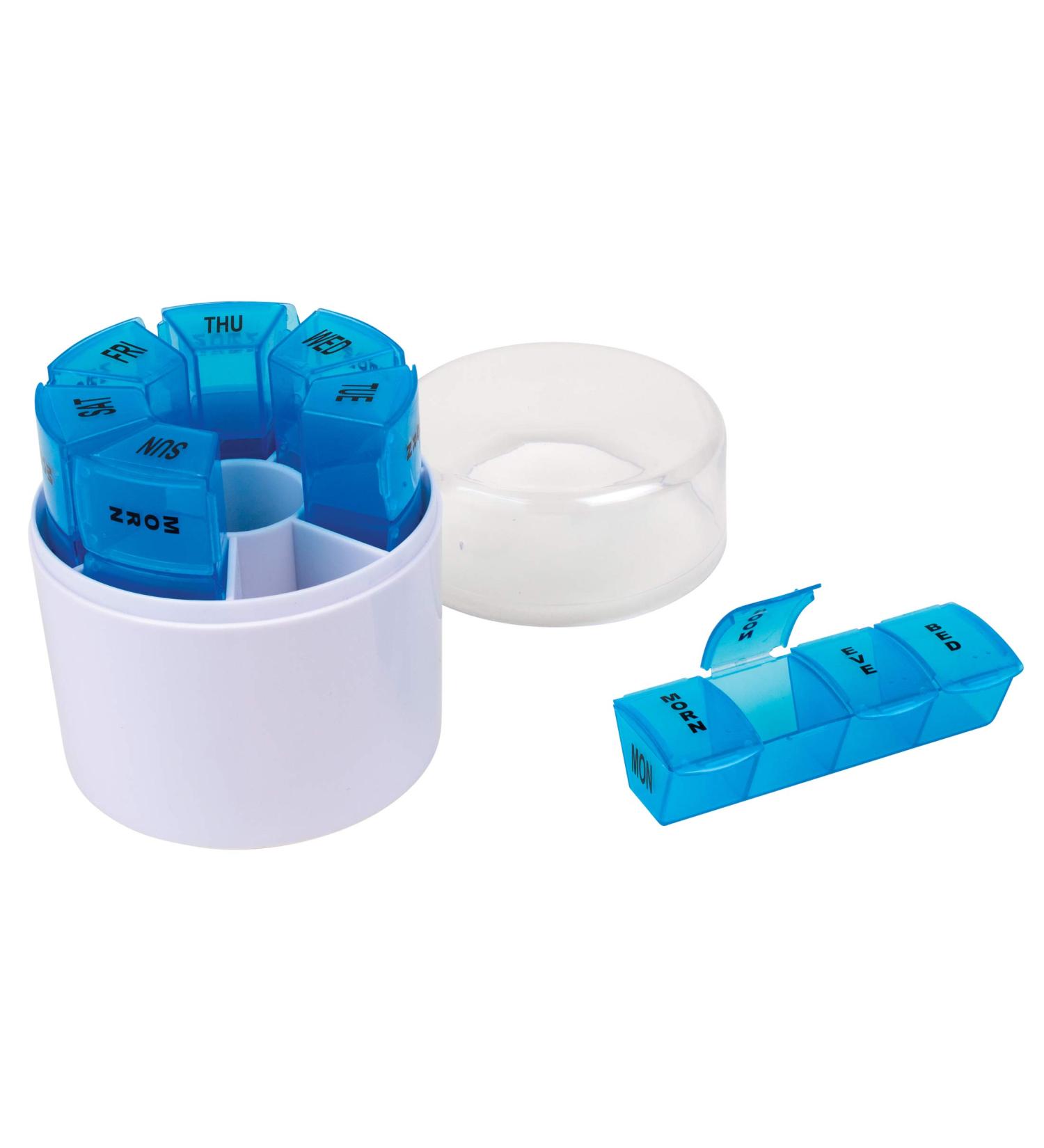 Apex Desktop Pill Organizer - 7 Day Medication Management Solution - Buy Online on GoSupps.com
