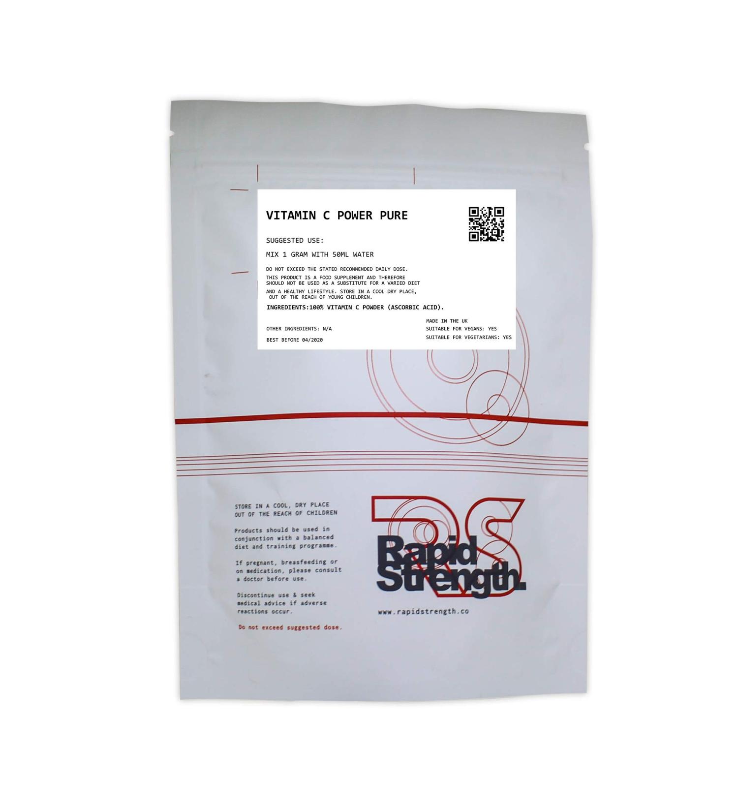 100g Vitamin C Powder 100% Pure Pharmaceutical Grade Ascorbic Acid