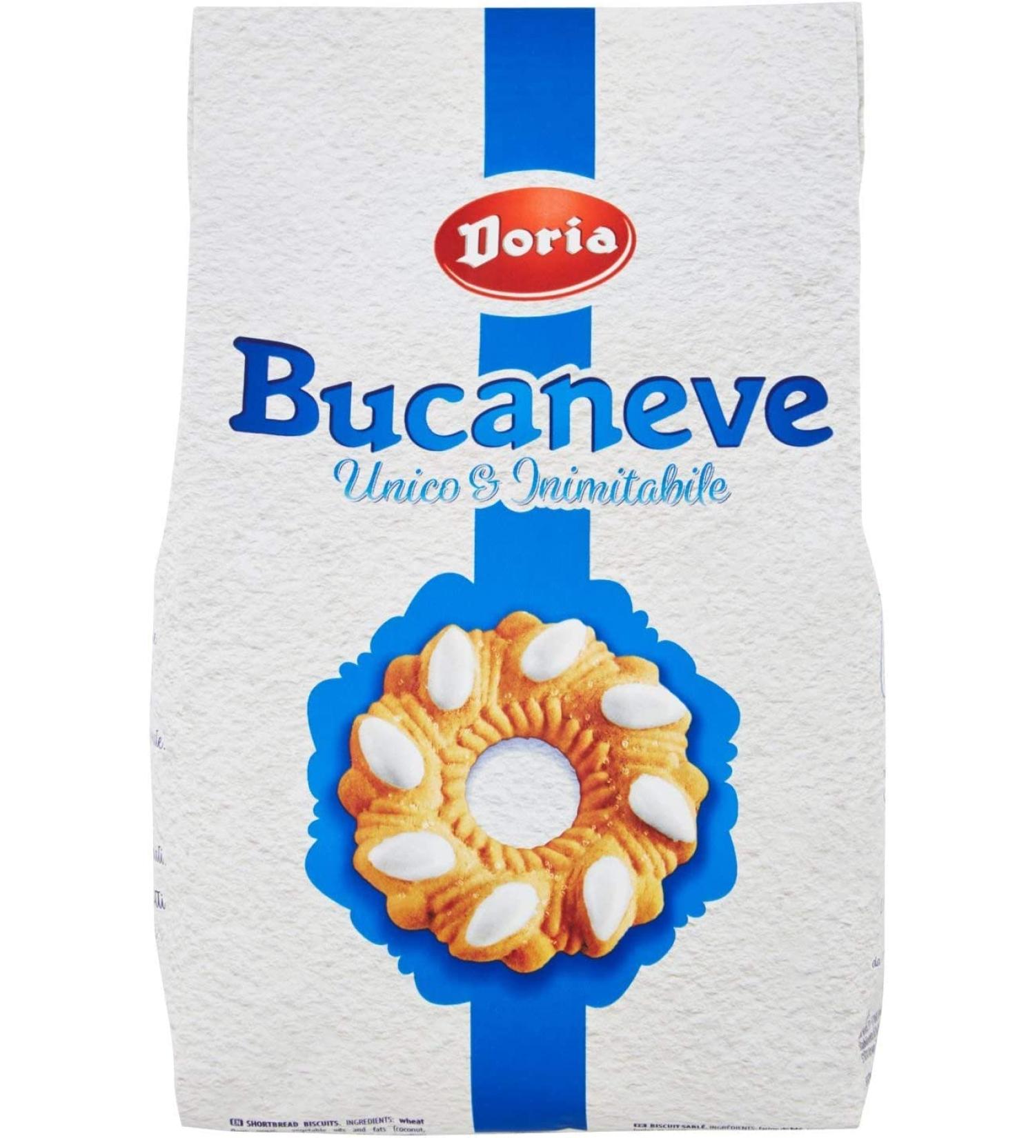 Doria Biscuits Bucaneve Butter biscuits with sugar 400 g biscuits biscuits snack - Buy Online on GoSupps.com
