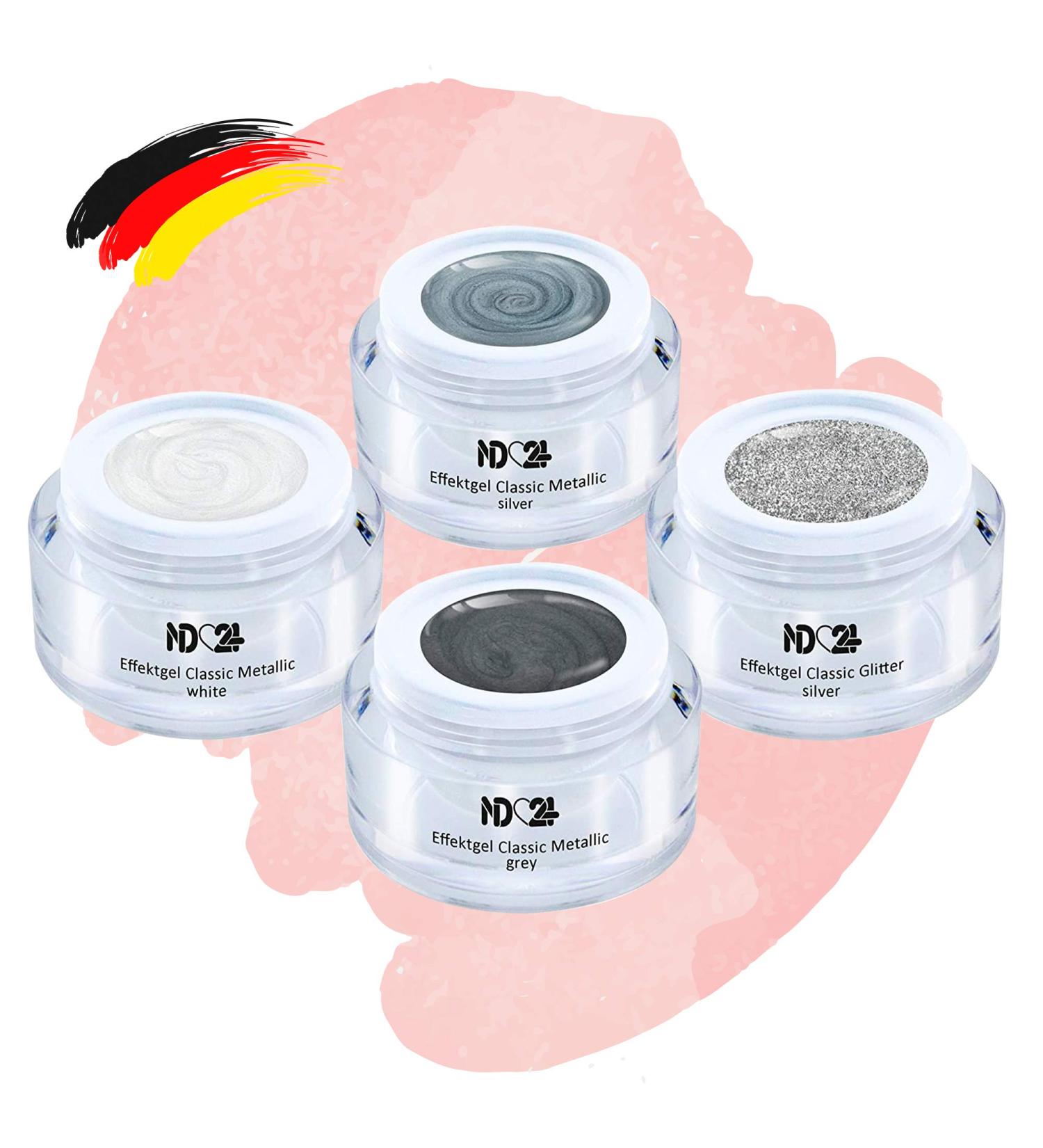 Buy Pearl & Shine Collection Set | Effect Gel for Gel Nails - Made in Germany (4 x 5ml) - International Shipping Available - Buy Online on GoSupps.com