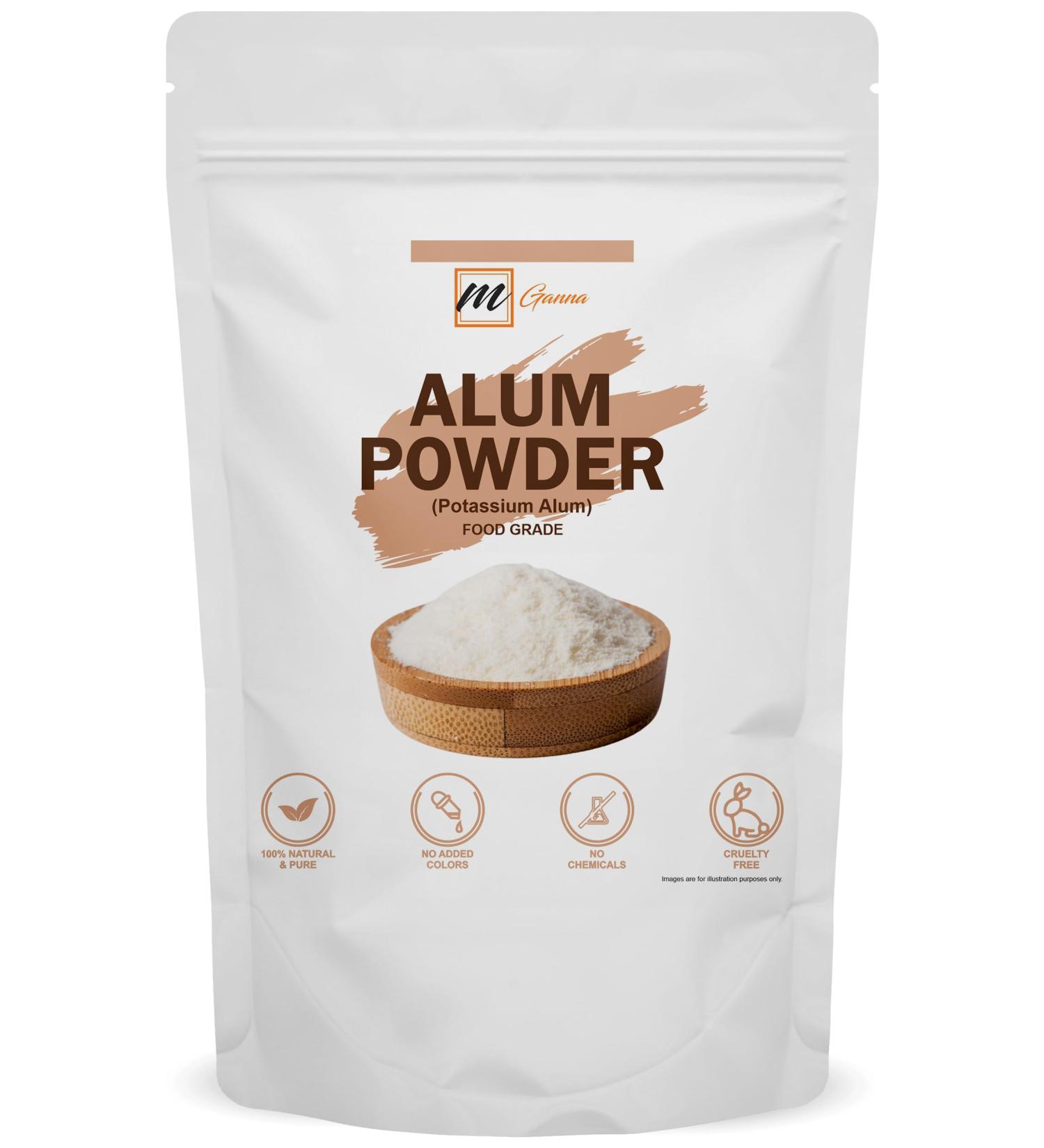 100% Natural Alum Powder for Clear Glowing Skin - 100g | Health Benefits & International Shipping - Buy Online on GoSupps.com