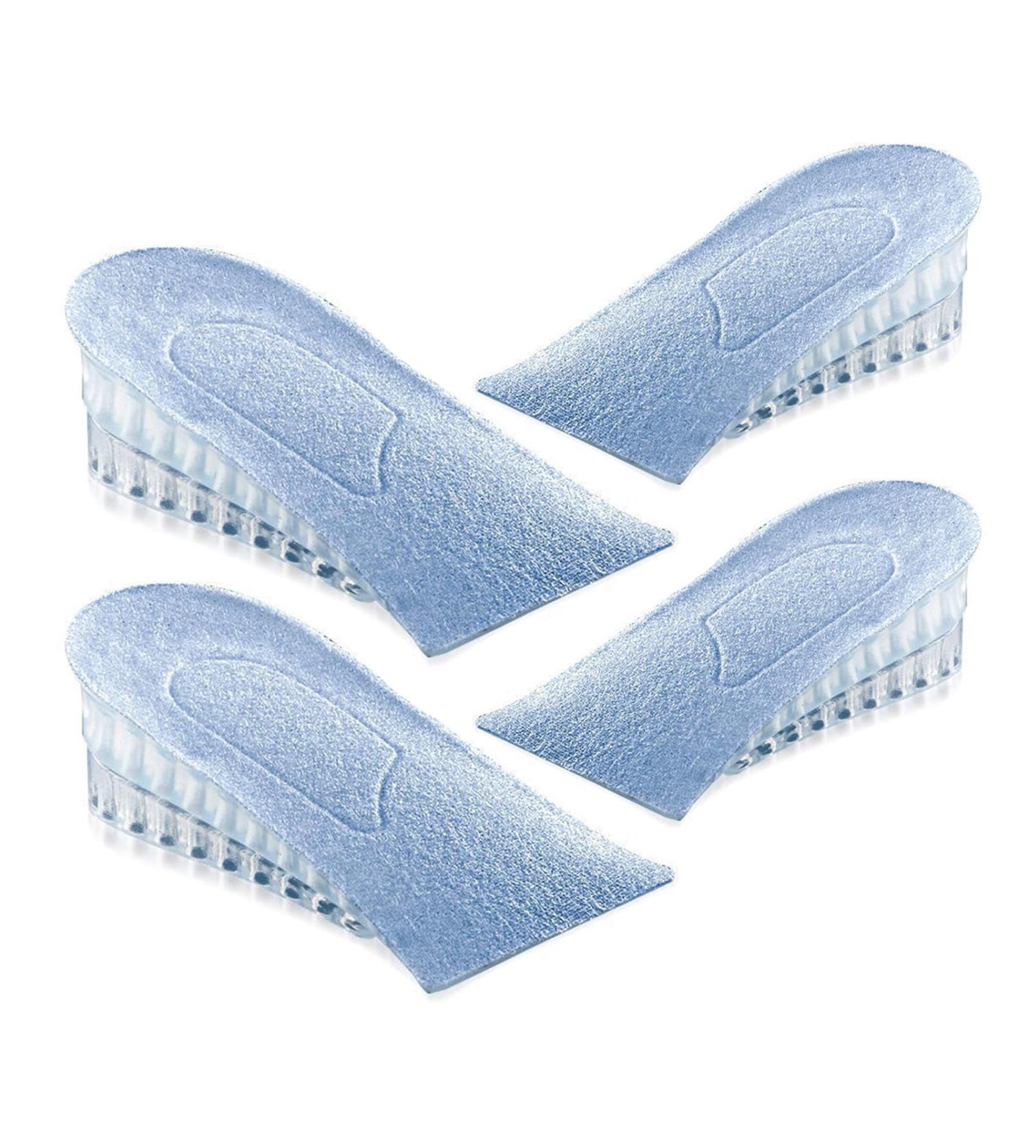 Silicone Height Increase Insoles - Invisible Non-Slip Heel Lifting Inserts for Men & Women (3.5cm 2 Pairs) - Shock Absorption & Comfort - Buy Online on GoSupps.com