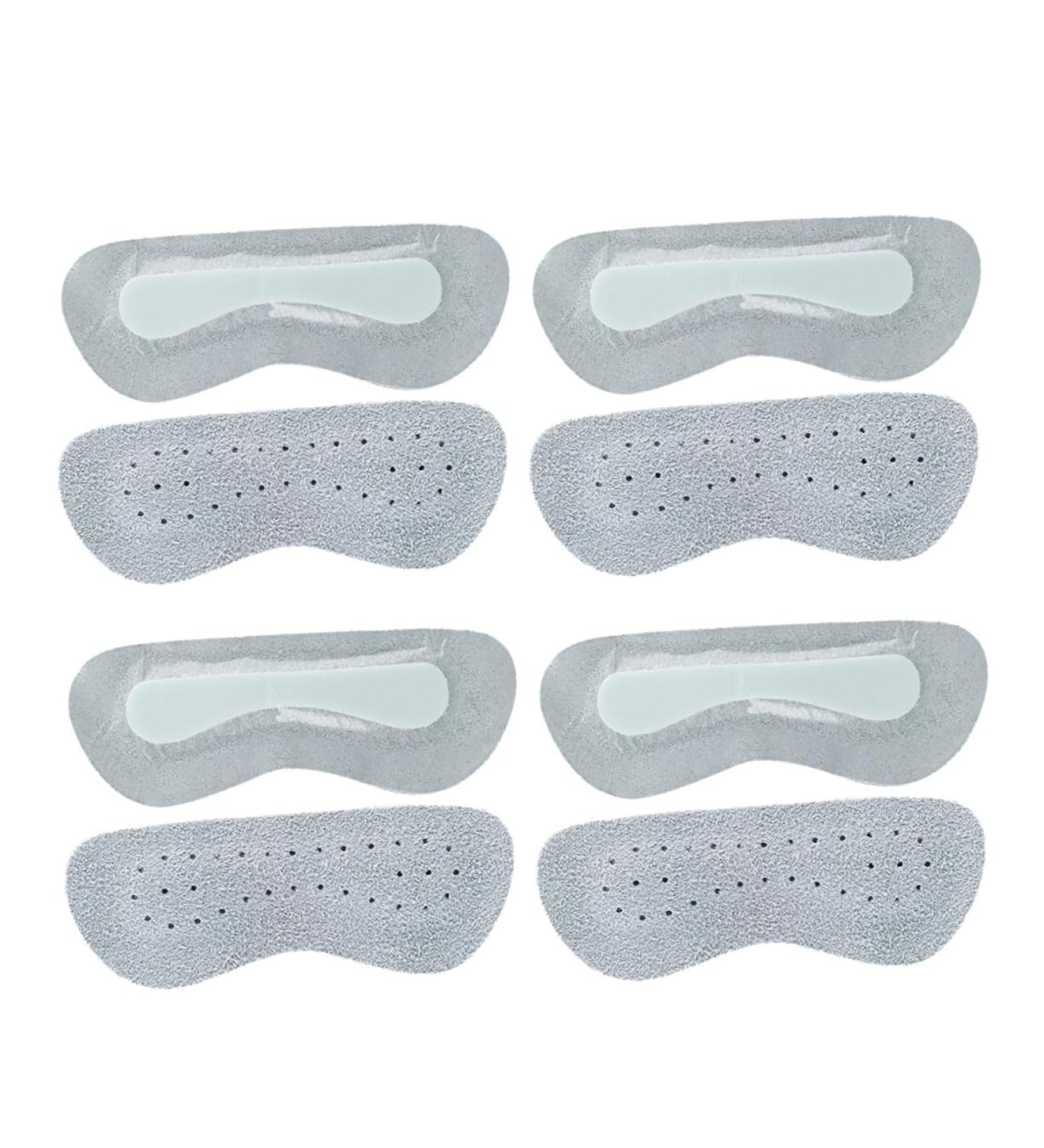 NOLITOY Anti-Wear Heel Pads - 4 Pairs Black Gel Back Stickers for Pumps & High Heels - Breathable Durable Shoe Clips for Leather & Comfort - 18x10.5cm - Buy Online on GoSupps.com
