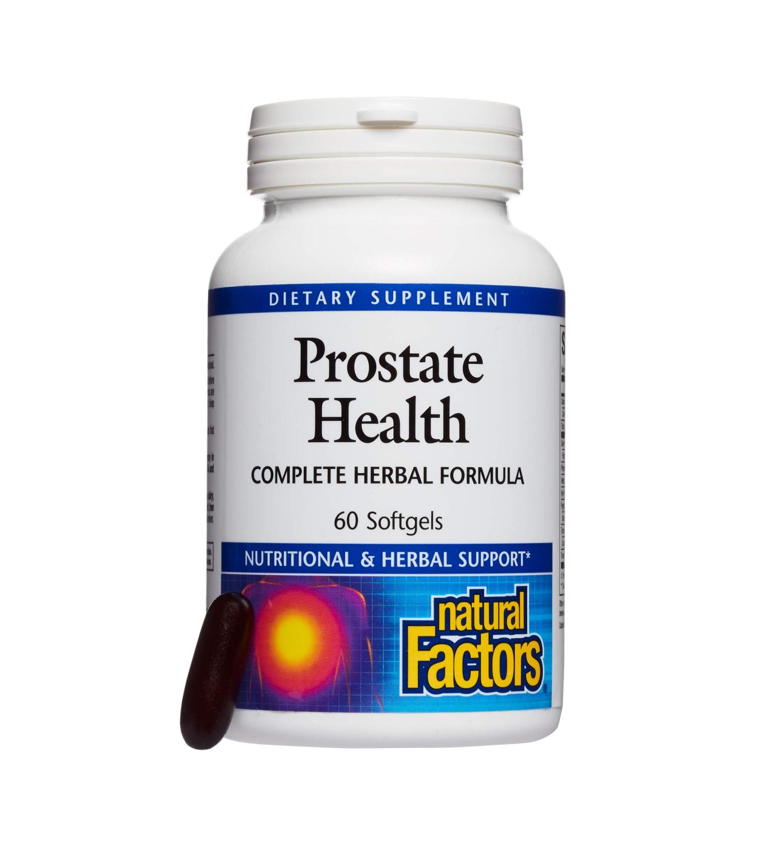 Natural Factors Prostate Health Herbal Formula - 60 Softgels for Optimal Wellness - Buy Online on GoSupps.com