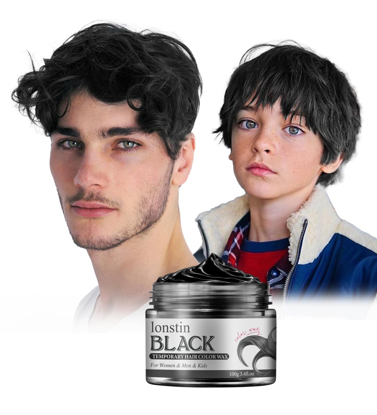 Pink Temporary Hair Dye for Kids & Adults - Lonstin Color Wax 3.4fl.oz | Wash Out Hair Color for Halloween & Christmas - Buy Online on GoSupps.com