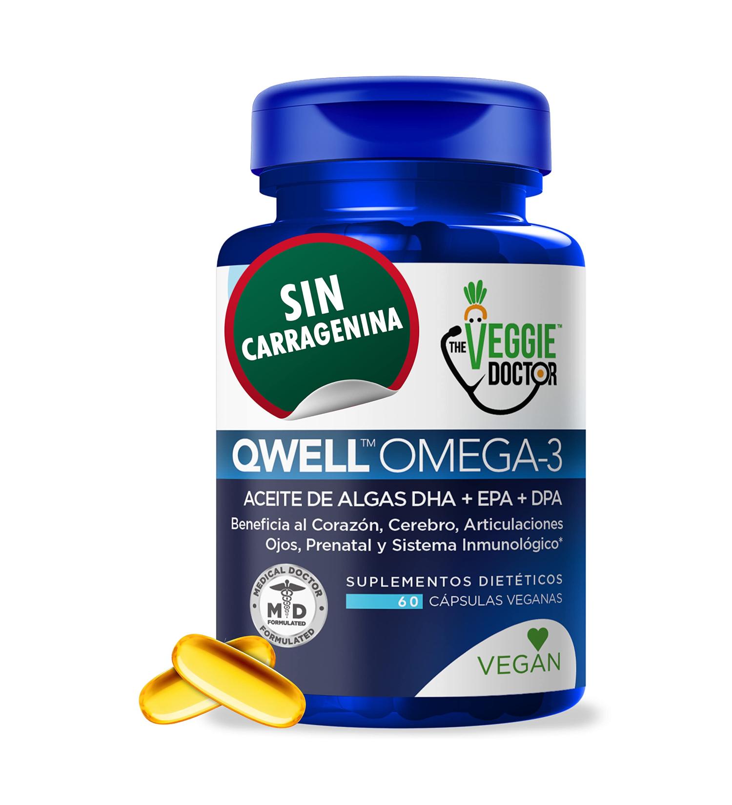 Suplemento Omega 3 Vegano en C psulas - cidos Grasos DHA DPA EPA con Vitamina E - Sin Carragenina - Mejor que el Aceite de Pescado - Beneficios para Articulaciones, Sistema Inmune y Prenatal - Buy Online on GoSupps.com