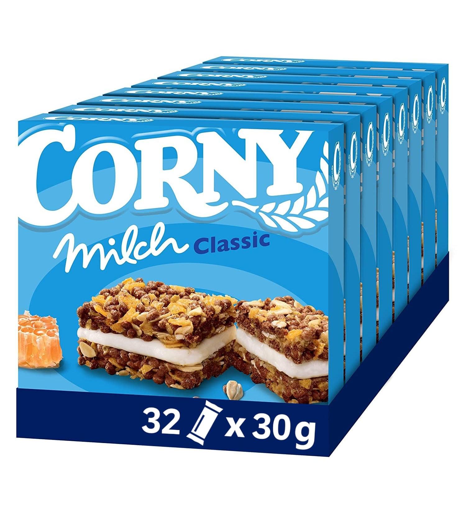 Cereal Bar Corny Milk Classic - Milk Sandwich with Cereals & Cream | 32x30g | Buy Online Internationally - Buy Online on GoSupps.com