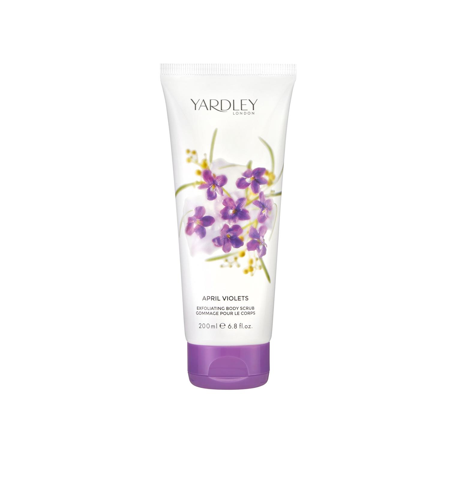 April Violets by Yardley Exfoliating Body Scrub 200ml