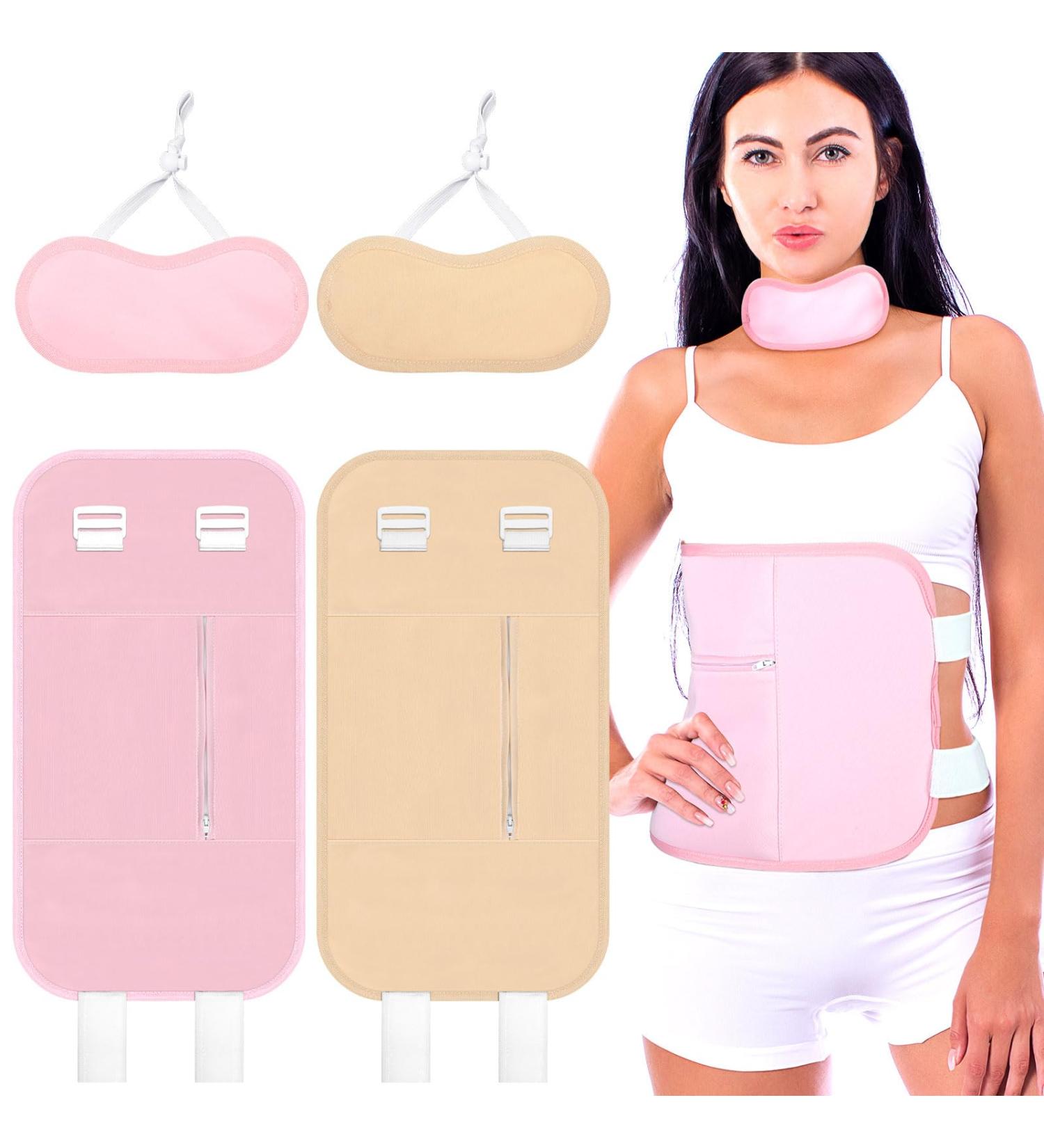 Buy Weewooday 4 Pcs Organic Castor Oil Pack Wraps - Adjustable Neck & Waist Compress Kits for Natural Healing (Oil Not Included) - Reusable Fresh Style International Shipping Available - Buy Online on GoSupps.com