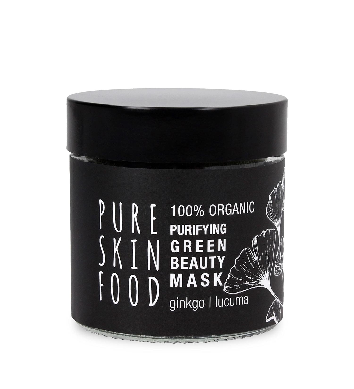 Organic Green Superfood Mask for Impure & Combination Skin | Pure Skin Food | Blemish & Pimple Control | 100% Bio-Certified & Vegan | 60ml - Buy Online on GoSupps.com