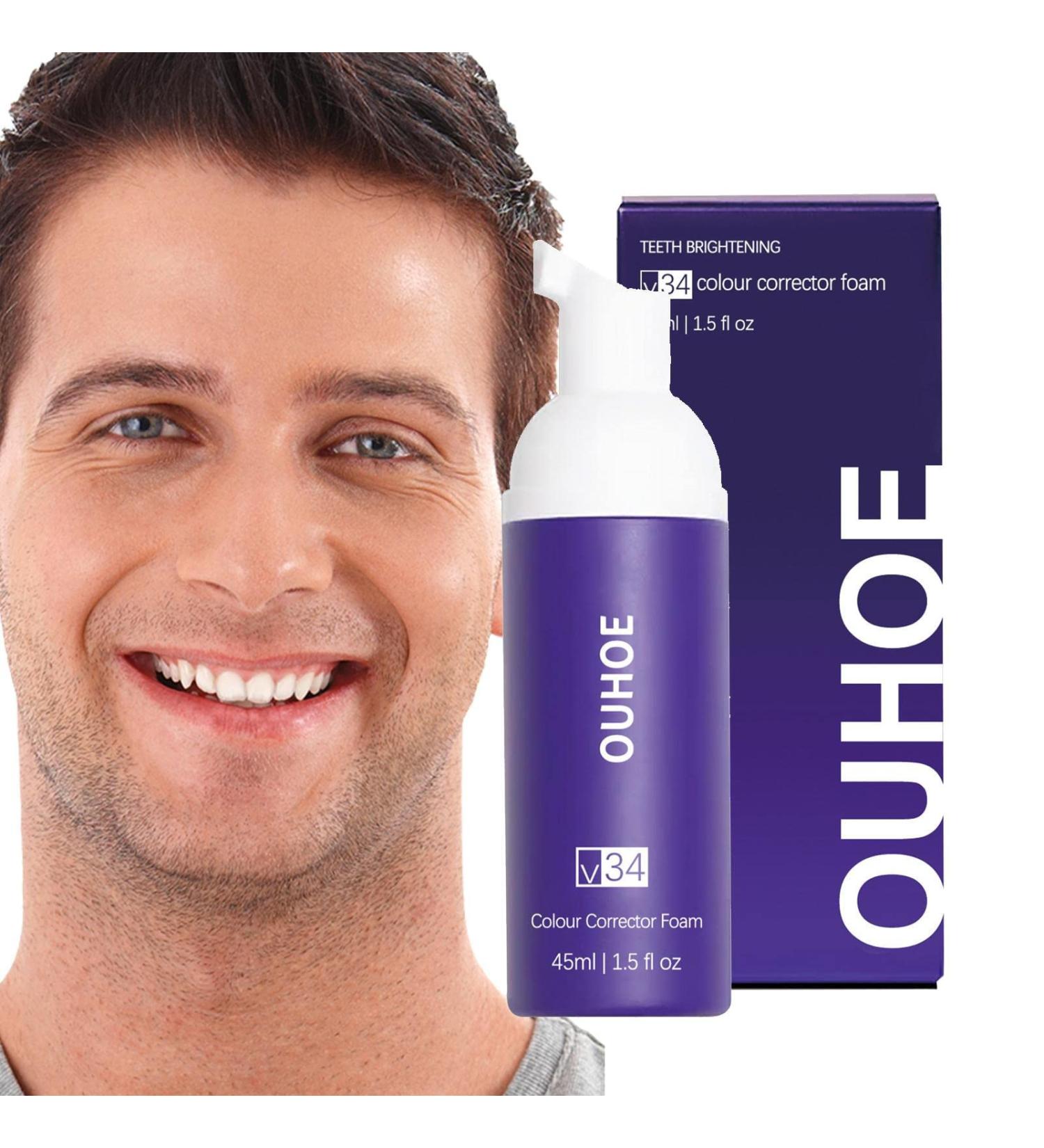 Tooth White Mousse - Ultra-Fine Whitening Foam | 45ml Stain Removal & Gum Care for Bright Smile - Buy Online on GoSupps.com