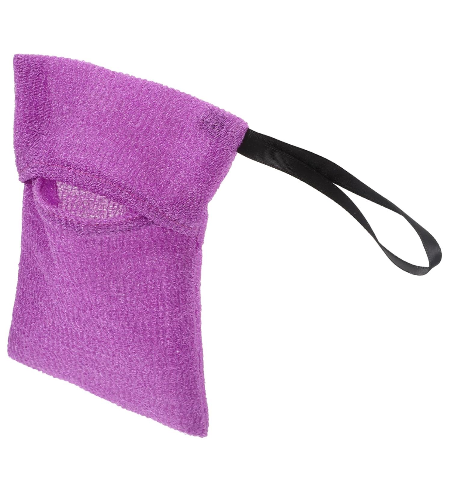 VINTORKY Soap Pouch for Shower Nylon Bar Soap Scrubber Pouch Soap Bags Purple Bar Soap Scrubber - Buy Online on GoSupps.com