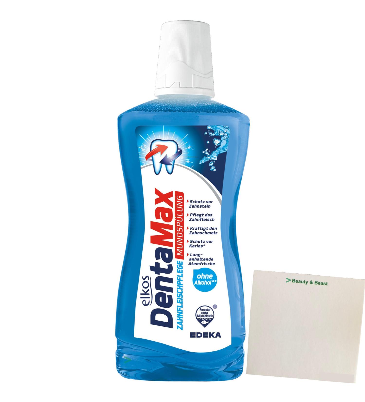 Elkos DentaMax Mouthwash 500ml - Effective Oral Care & Usy Block Included | Shop Now! - Buy Online on GoSupps.com