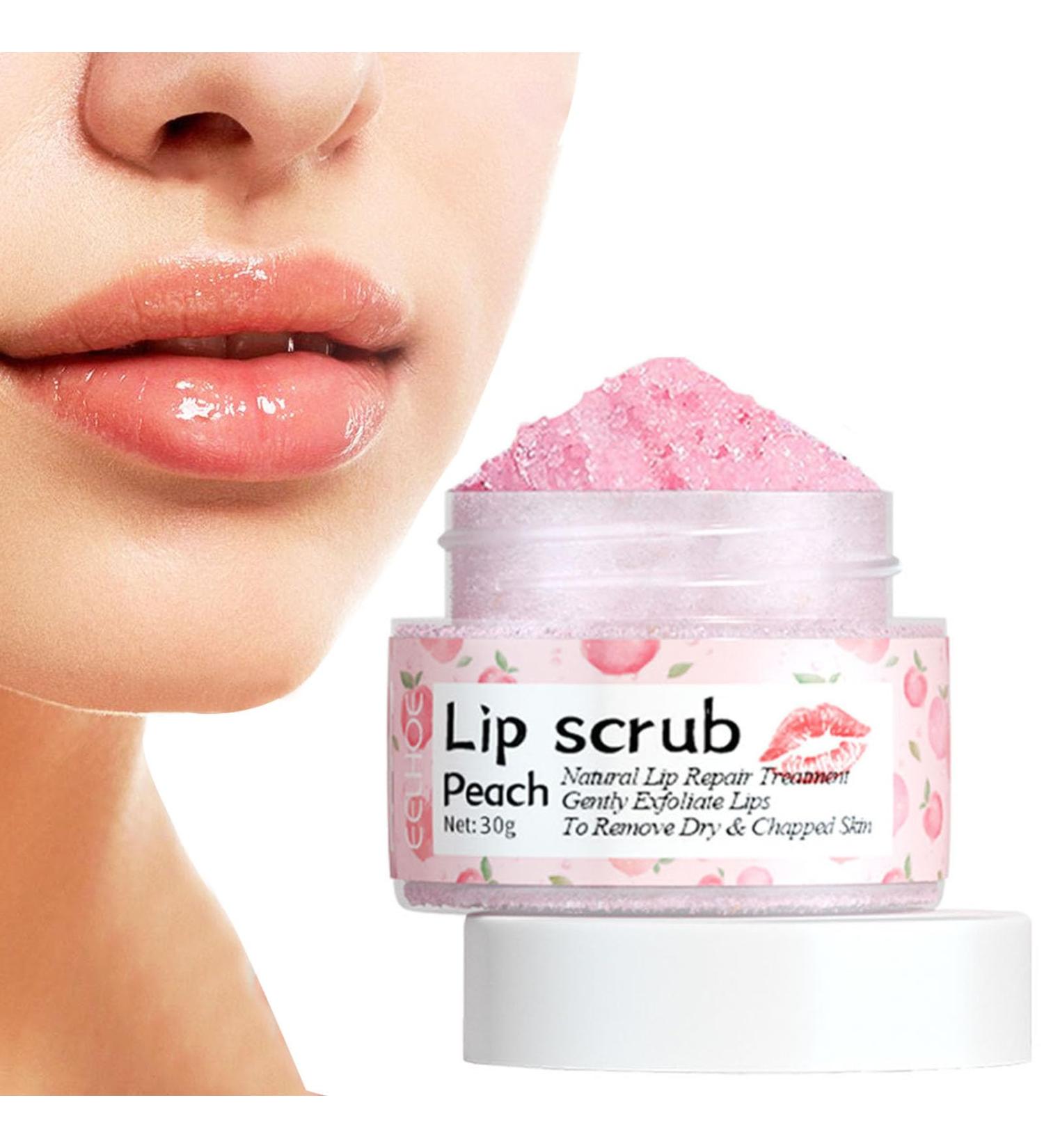 30g Lip Peeling Balm for Women | Brightening Exfoliating Scrub & Moisturizer for Cracked Dull Lips | Perfect Gift for Dark Lip Care - Buy Online on GoSupps.com