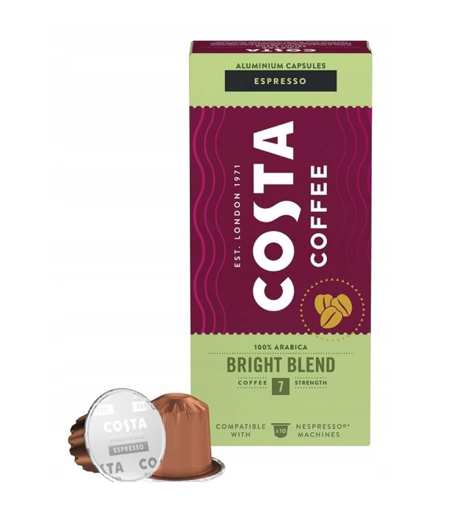  sarcia.eu Costa Coffee Bright Blend Capsules compatibles avec Nespresso ESPRESSO 20 capsules (Bright Blend ESPRESSO 20) - Buy Online on GoSupps.com