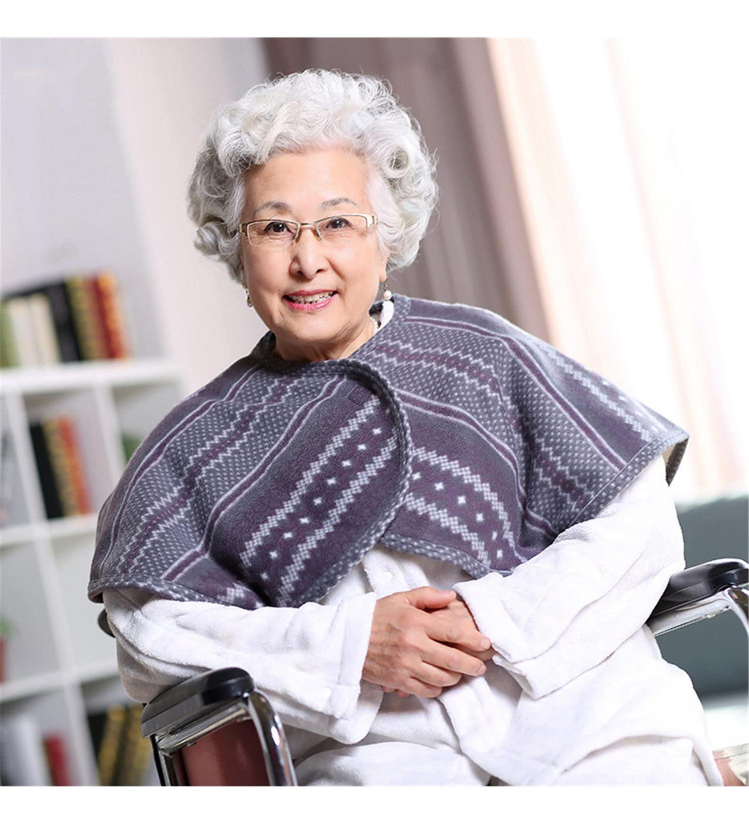 SHDT Elderly Care Shoulder Shawl Cloak - Warm Blanket for Bedridden Patients | Winter Shoulder Blanket - Buy Online on GoSupps.com