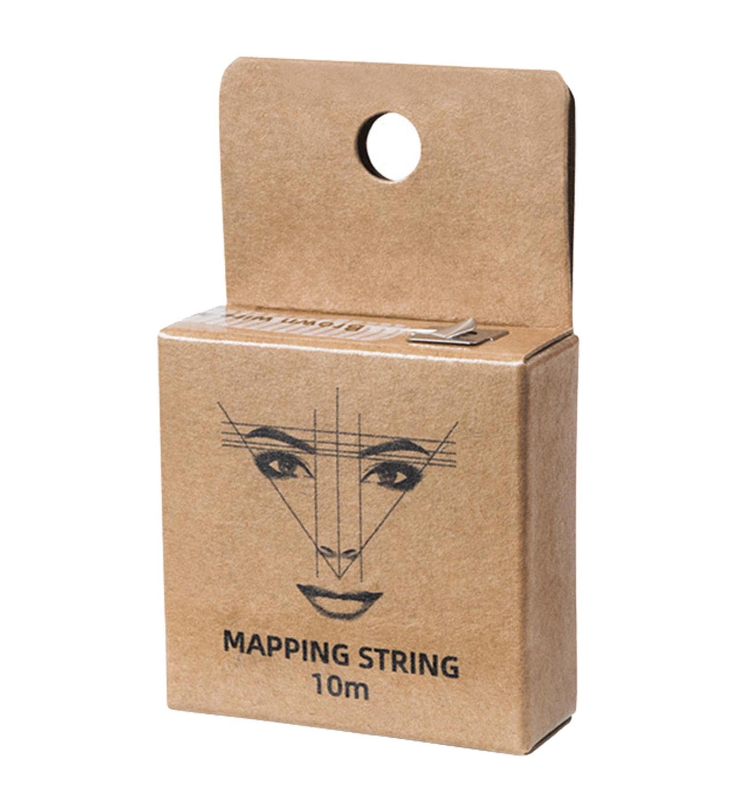 Eyebrow Mapping String Tool - Pre-Dyed Mapping Thread for Makeup Ideal for Creating Symmetrical Brows | Eyebrow Sequence Mapping Tool for Professional Makeup - Buy Online on GoSupps.com