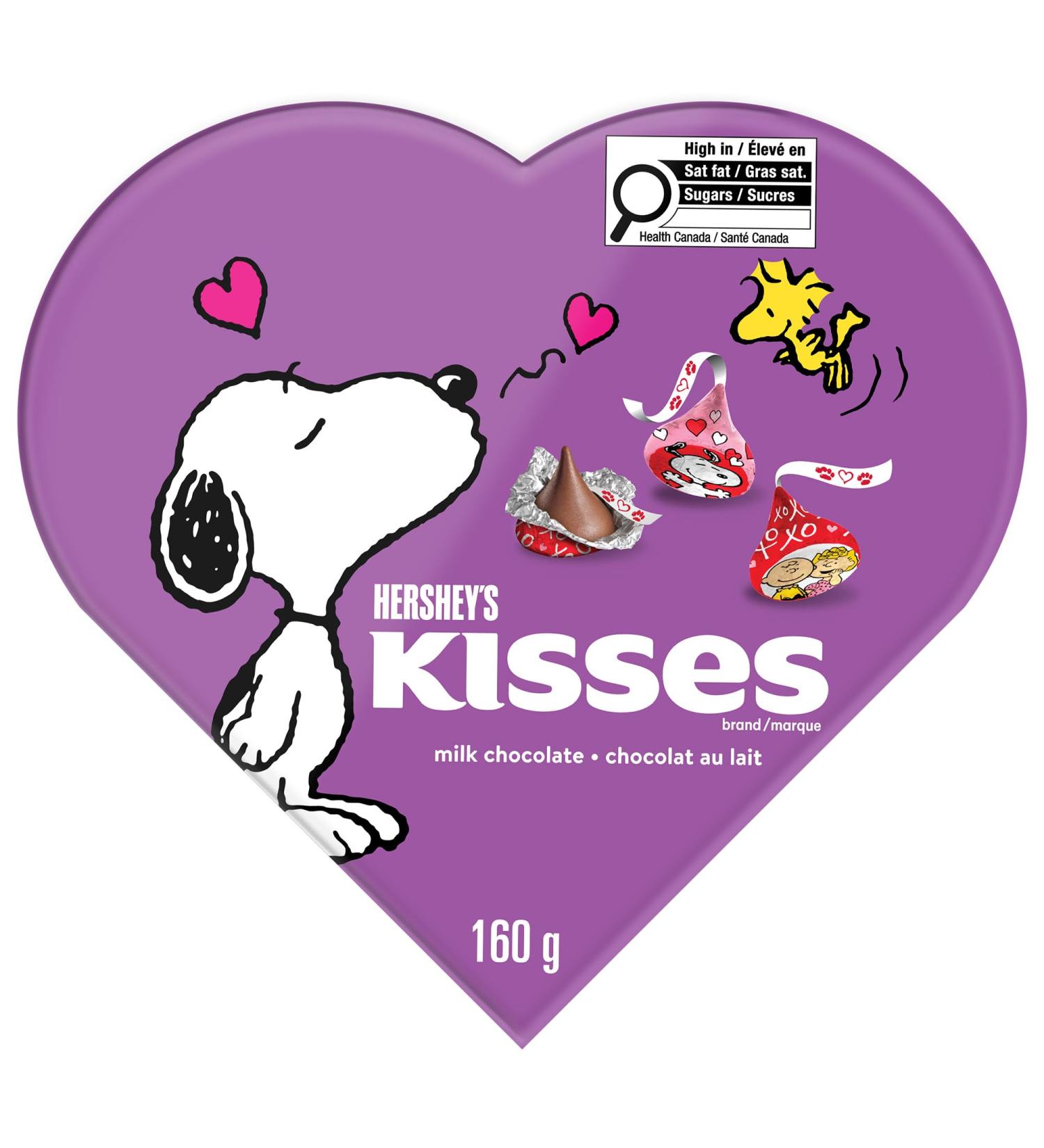 HERSHEY'S KISSES SNOOPY & Friends Heart Box 160g - Buy Online on GoSupps.com