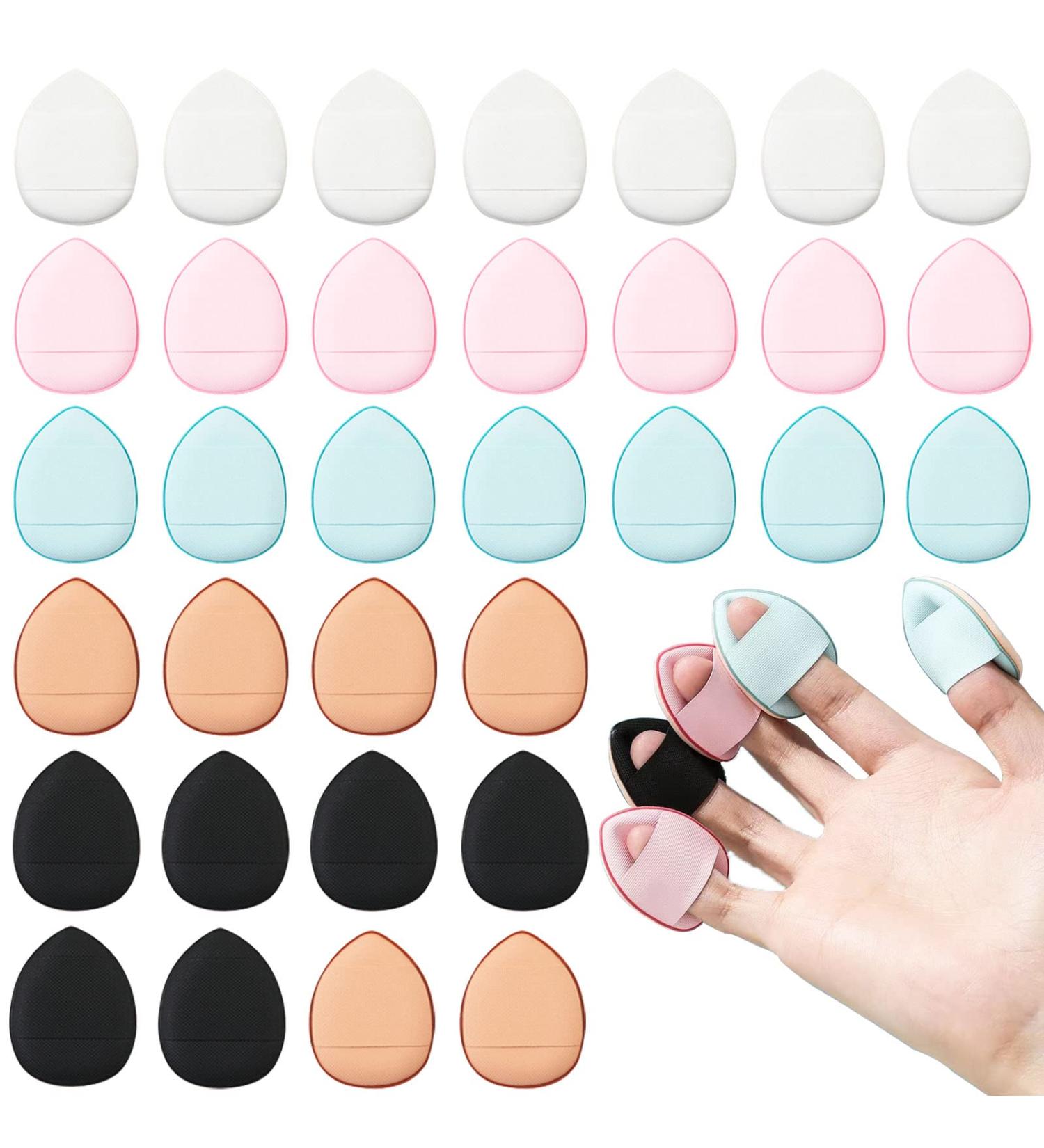 40 PCS Mini Makeup Puff Set - Soft Triangle Finger Puffs for Women - Buy Online on GoSupps.com