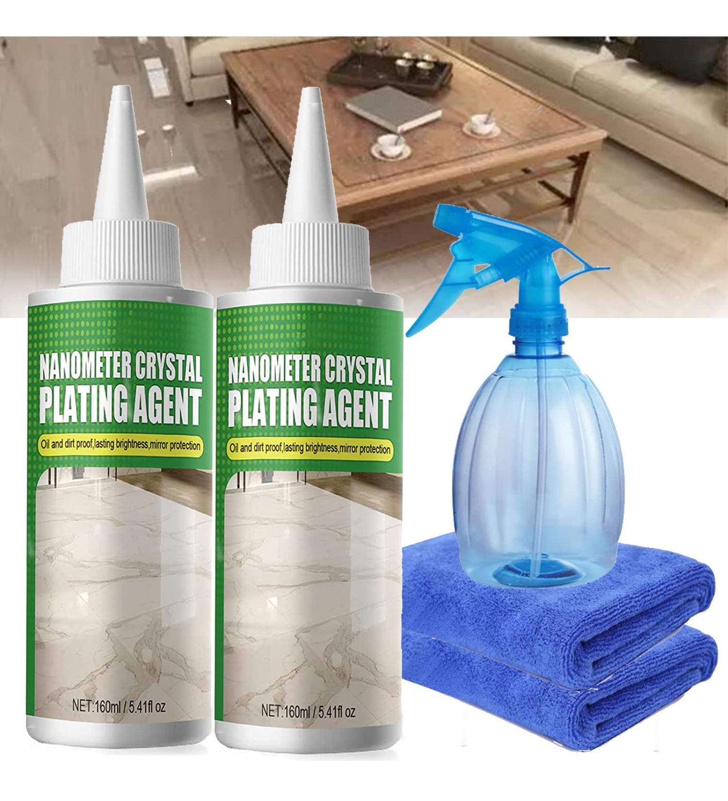 DENGWANG Stonearmor Nano Silicone Coating Stone Nano Crystal-Plating Agent for Kitchen Nanometer Crystal Plating Agent Coating of Stone Nanocrystals Long-Lasting Gloss Enhancement (160 ml 2pcs) 0.08 ml (Pack of 12) 2pcs - Buy Online on GoSupps.com