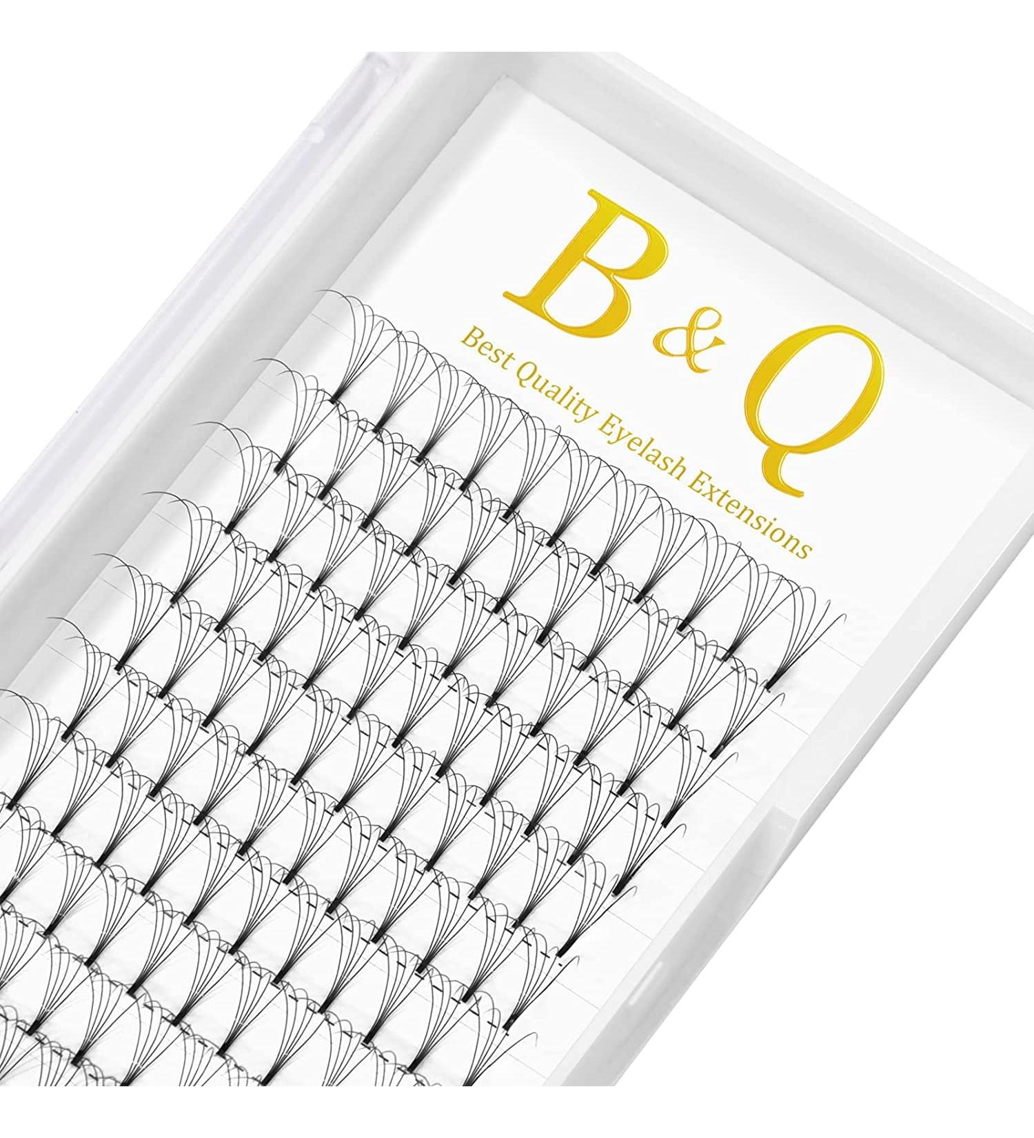 Buy 5D Volume Soft Eyelash Extensions - 3D/5D Fans 0.07/0.10mm Thickness Short Stem (5D-07C 8-15 Mix) | International Shipping - Buy Online on GoSupps.com