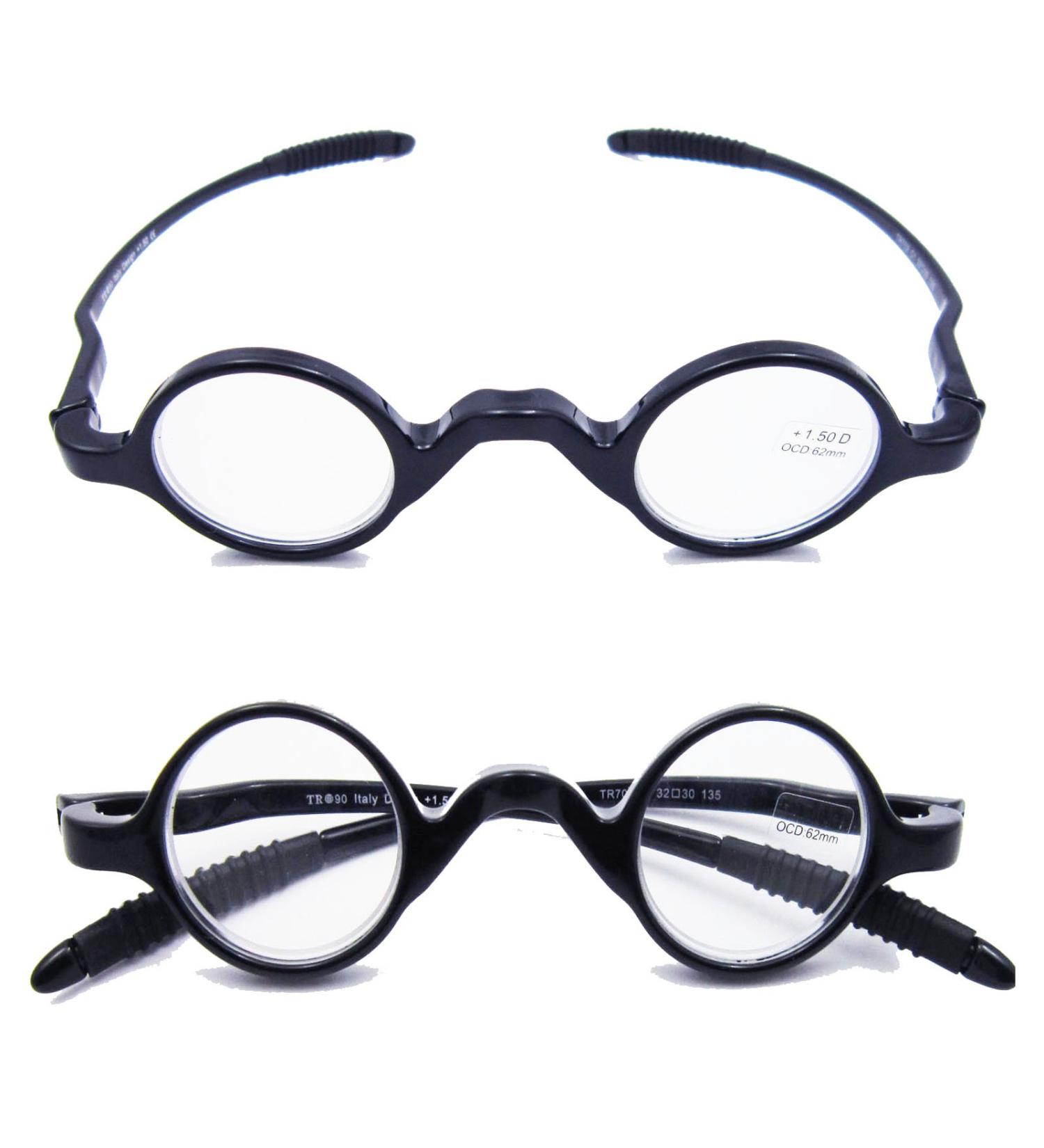 Buy Agstum TR90 Small Round Retro Reading Glasses | Stylish +1.50 Eyewear | International Shipping Available - Buy Online on GoSupps.com