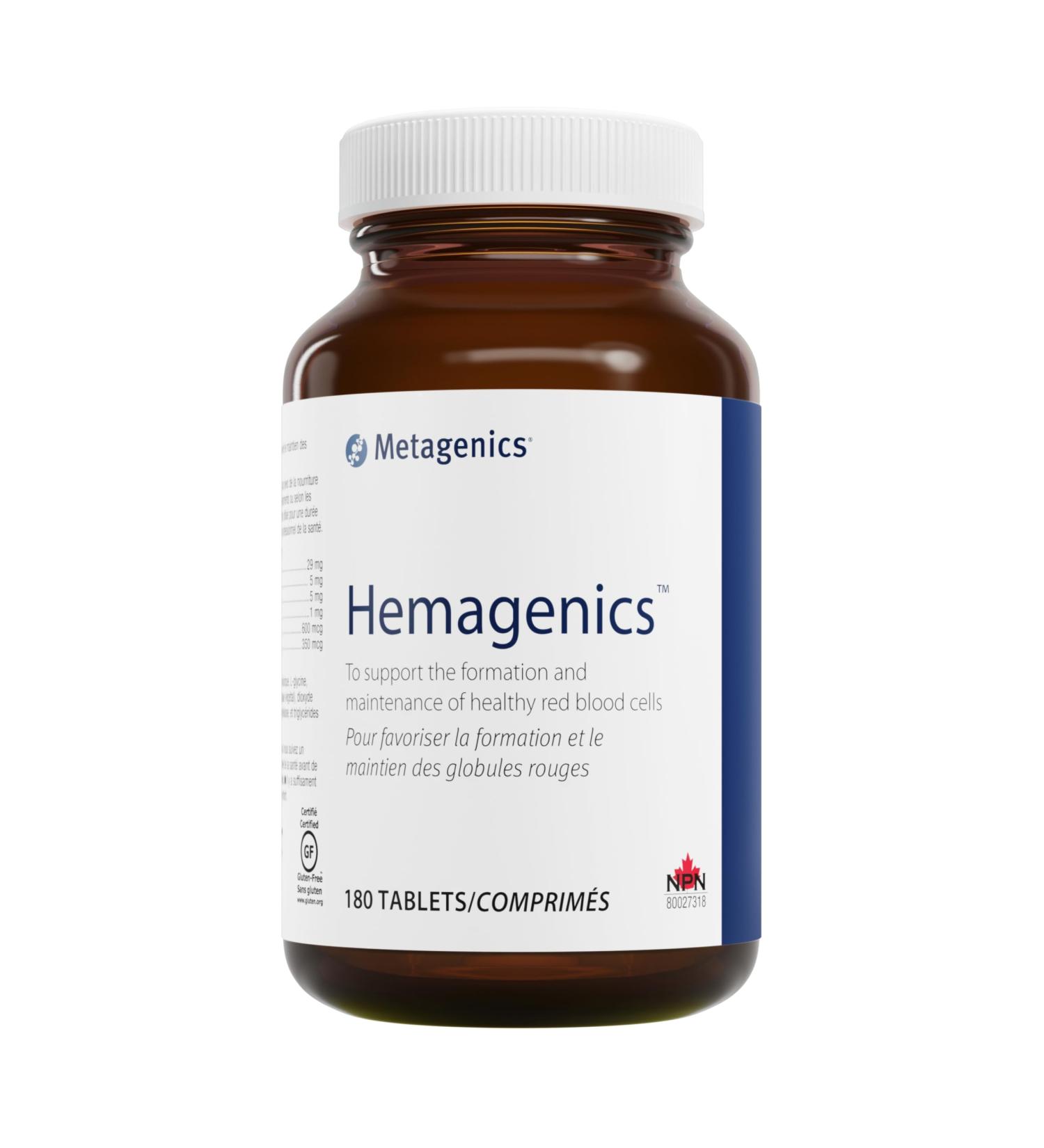 Metagenics Hemagenics 180 Tablets - Buy Online on GoSupps.com