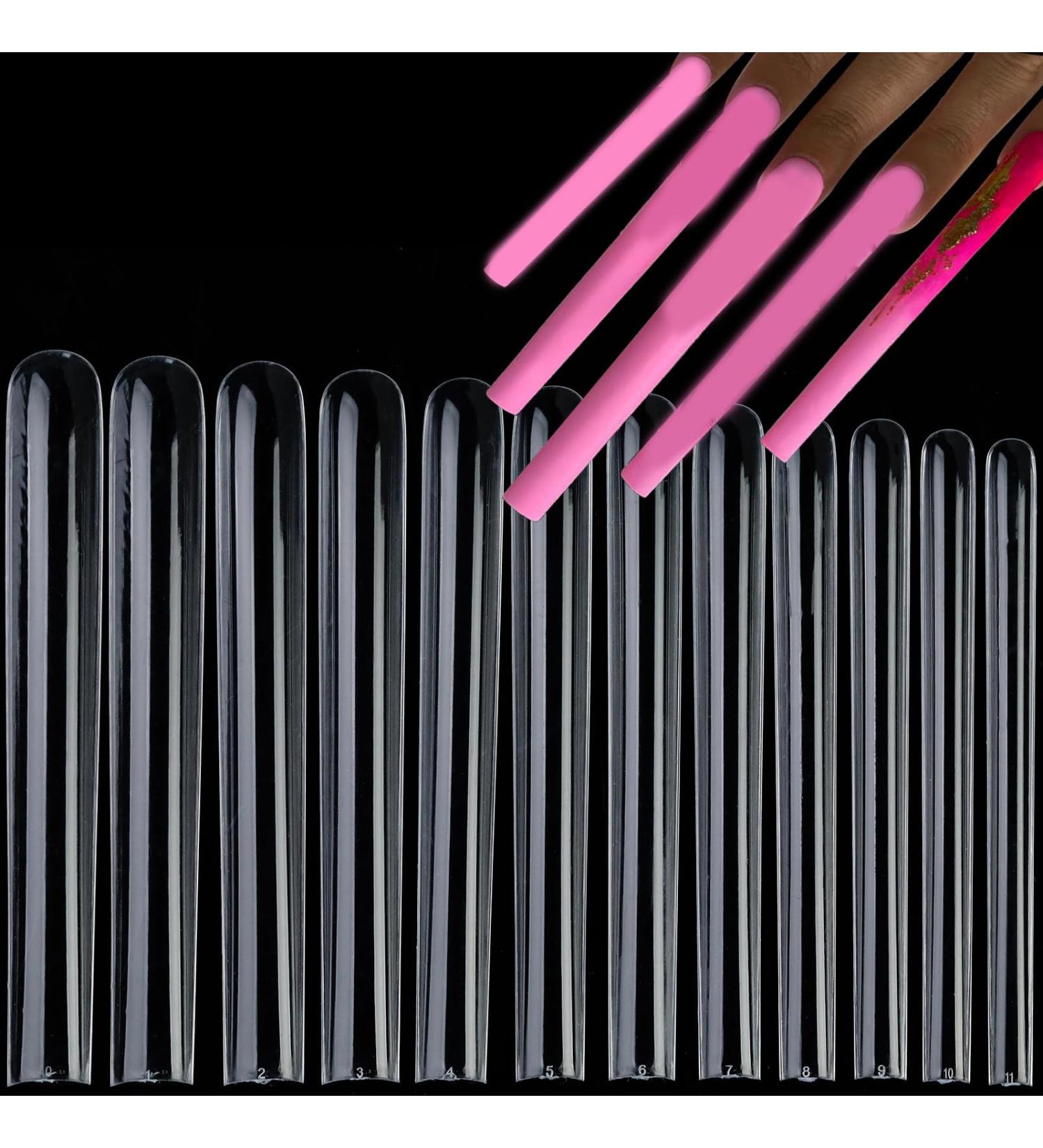 XUYUH 60pcs/Bag Long Lasting and Durable Square Shaped False Nails Full Cover Nails Art Decoration for Women Girls - Buy Online on GoSupps.com