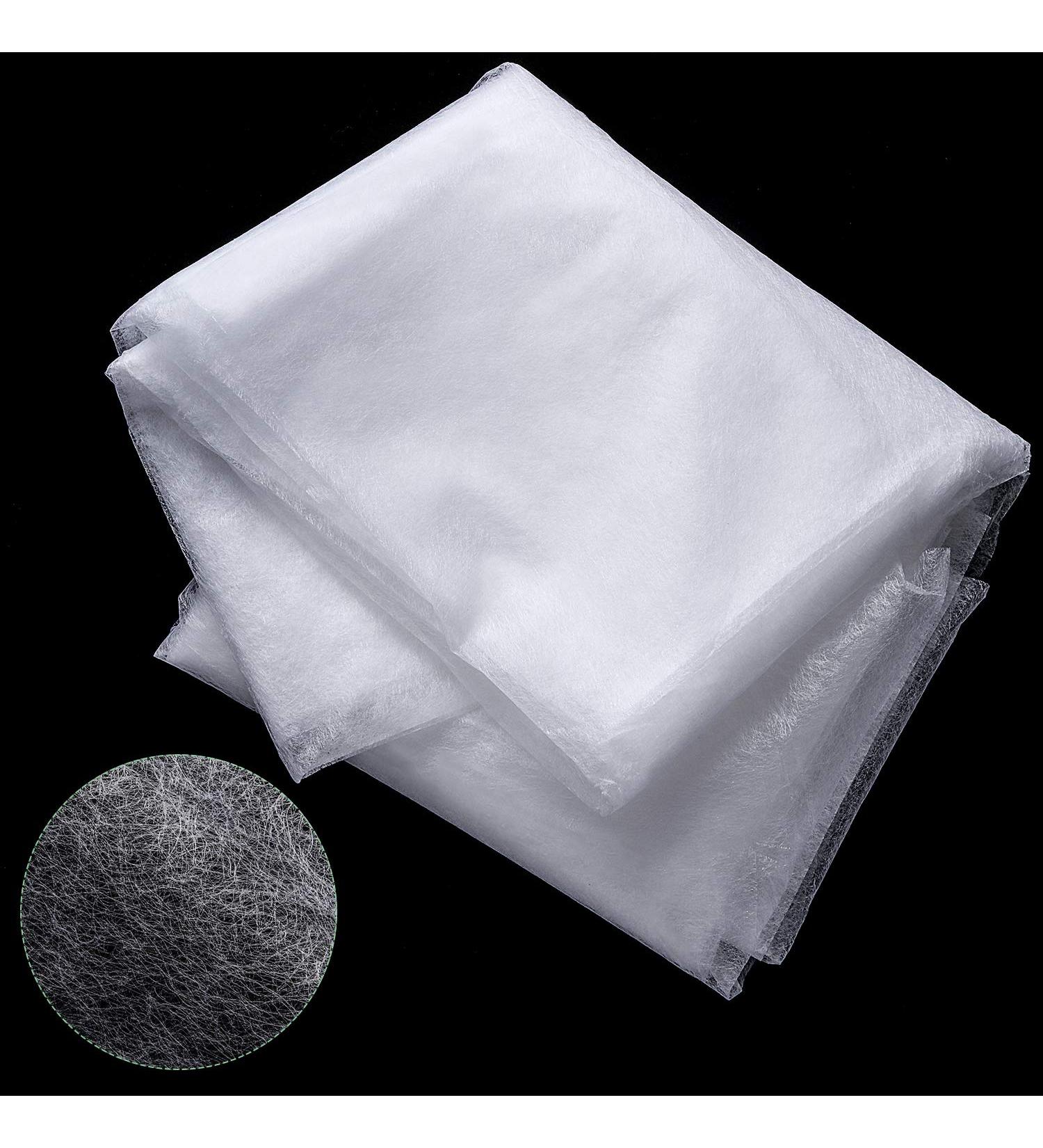 Double Sided Fusible Non Woven Interfacing Webbing - 3 Piece Set | Lightweight White Interfacing Fabric - 59 x 78.74 | Ideal for DIY Craft Making - Buy Online on GoSupps.com