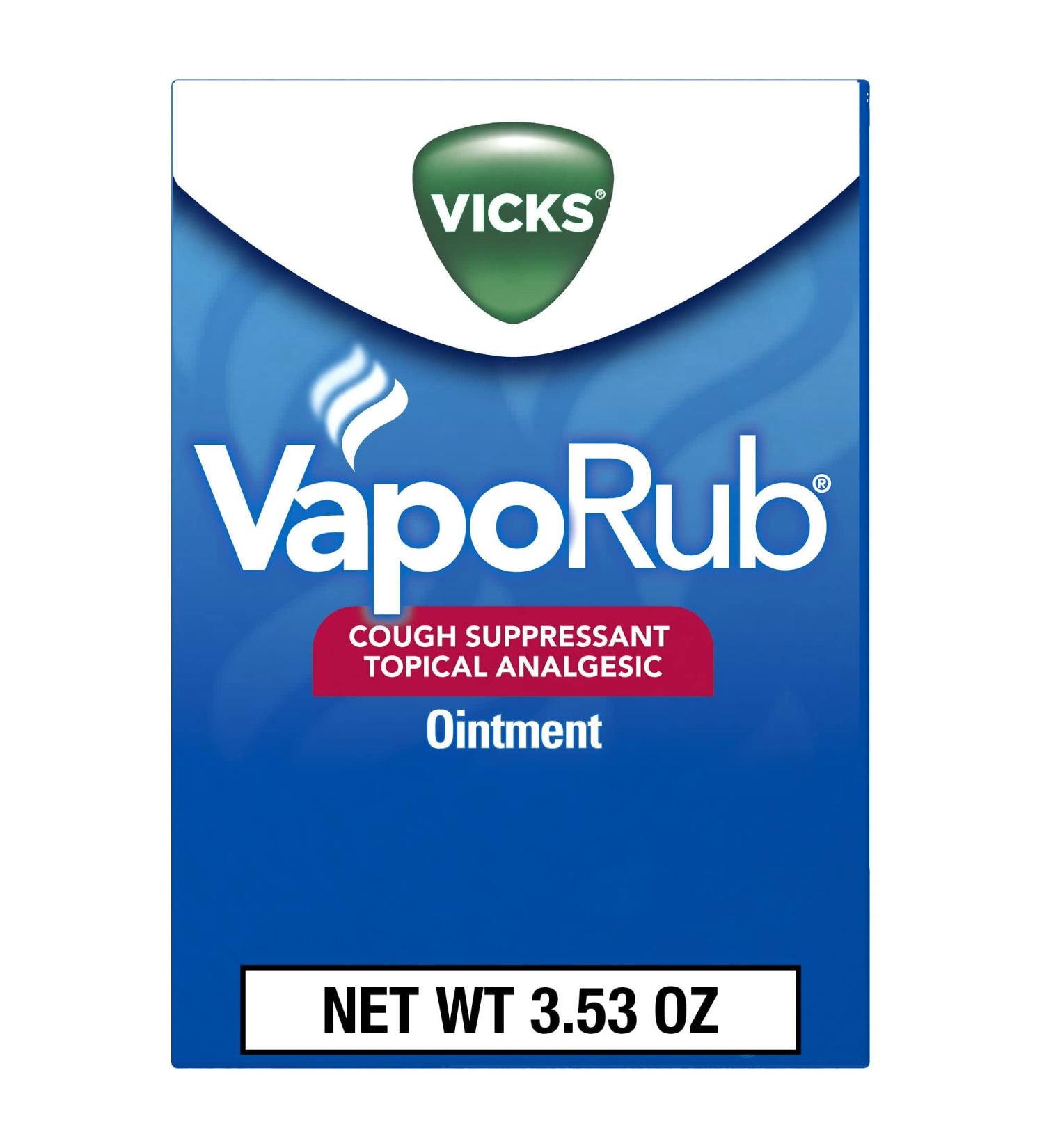 Vicks Vaporub 3.53 oz - Special Pack of 5 | Fast Relief and Comfort - Buy Online on GoSupps.com