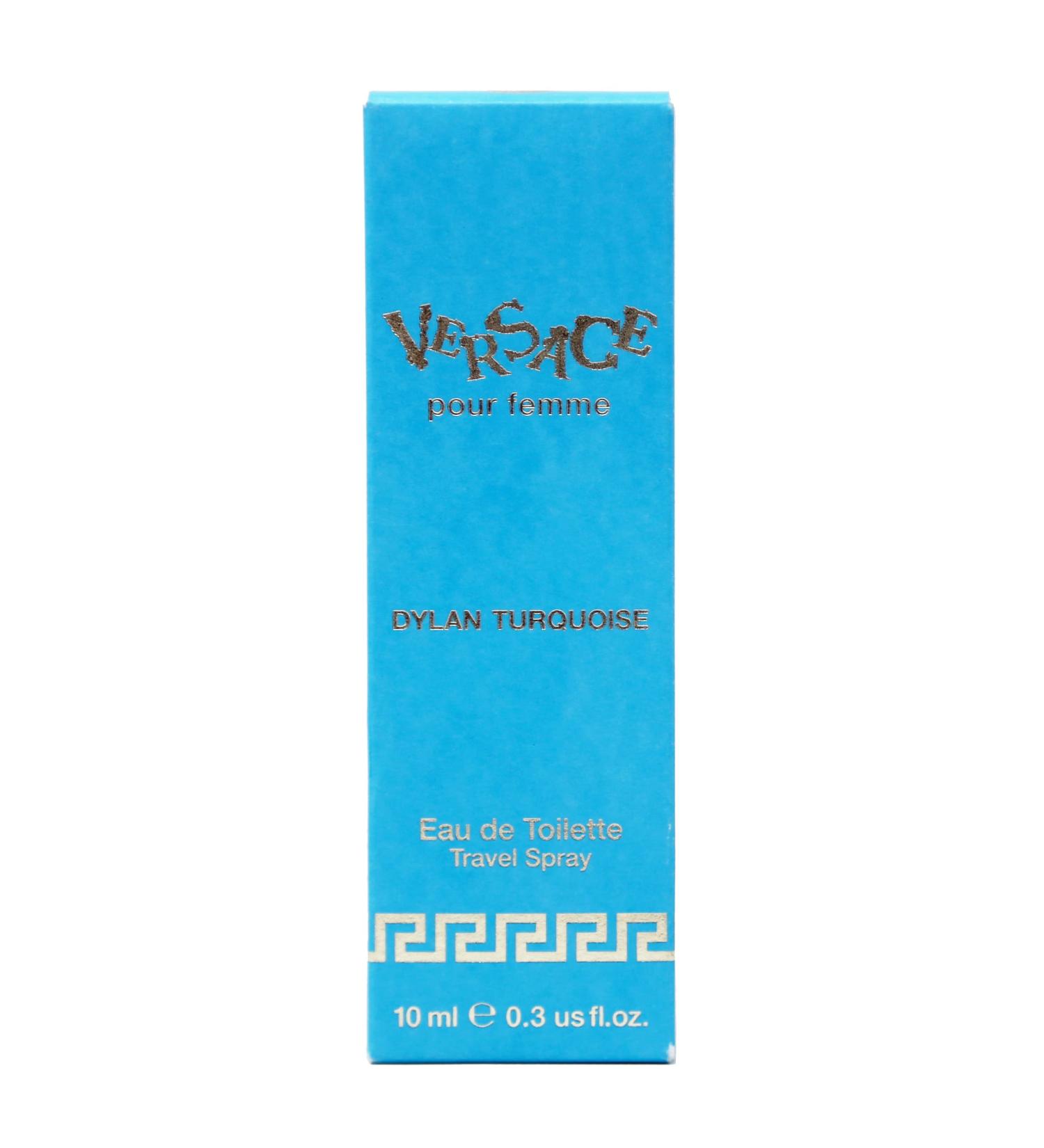 Versace Dylan Turquoise Pour Femme EDT Travel Spray for Women .33 oz 0.3 Fl Oz (Pack of 1) - Buy Online on GoSupps.com