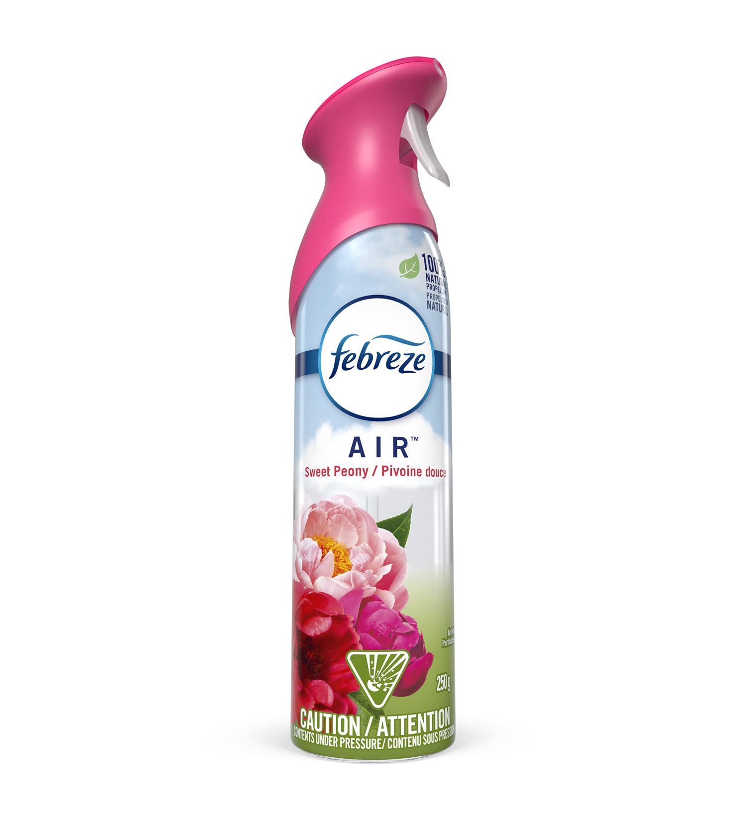 Febreze Air Effects Odor-Fighting Air Freshener Sweet Peony 250g Aerosol Can - Buy Online on GoSupps.com